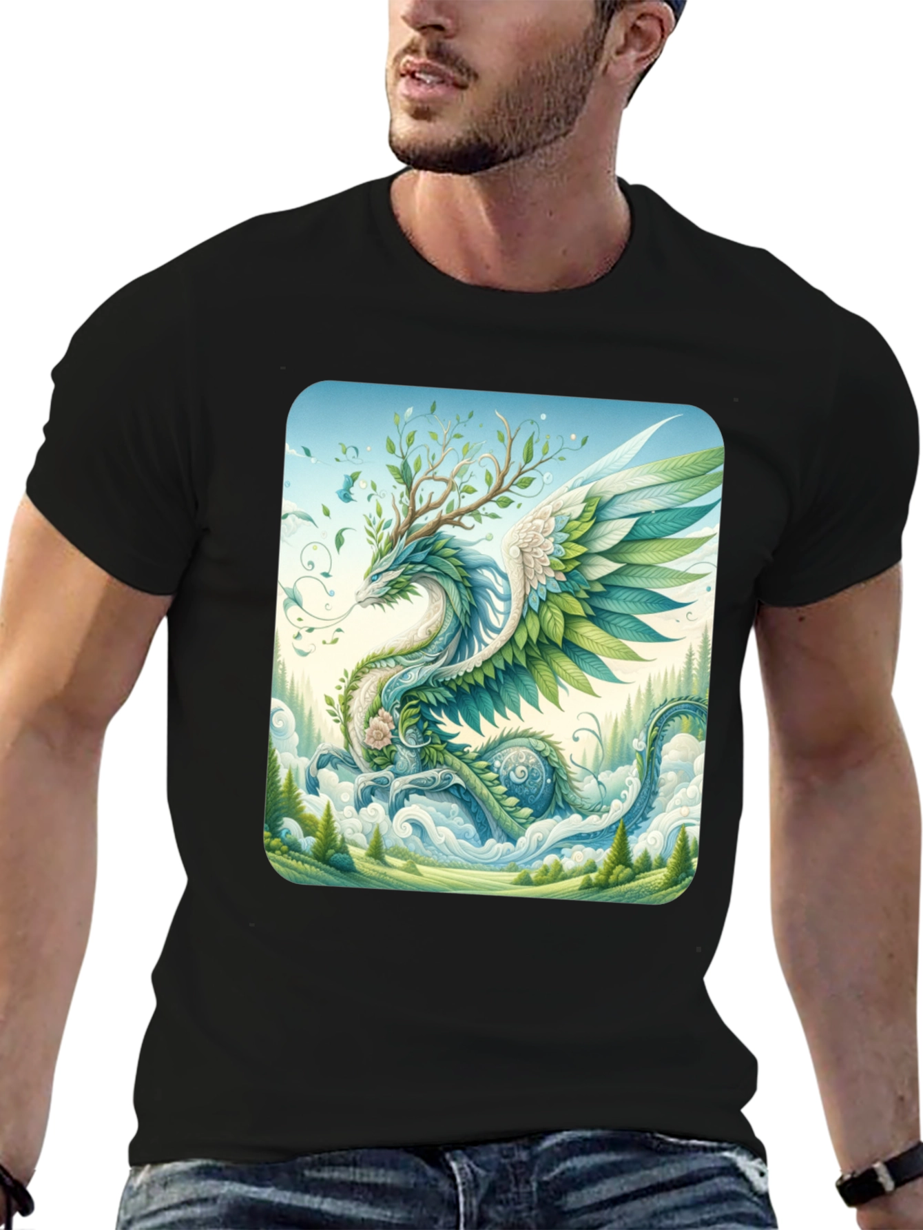 Nature Dragon Graphic Tee