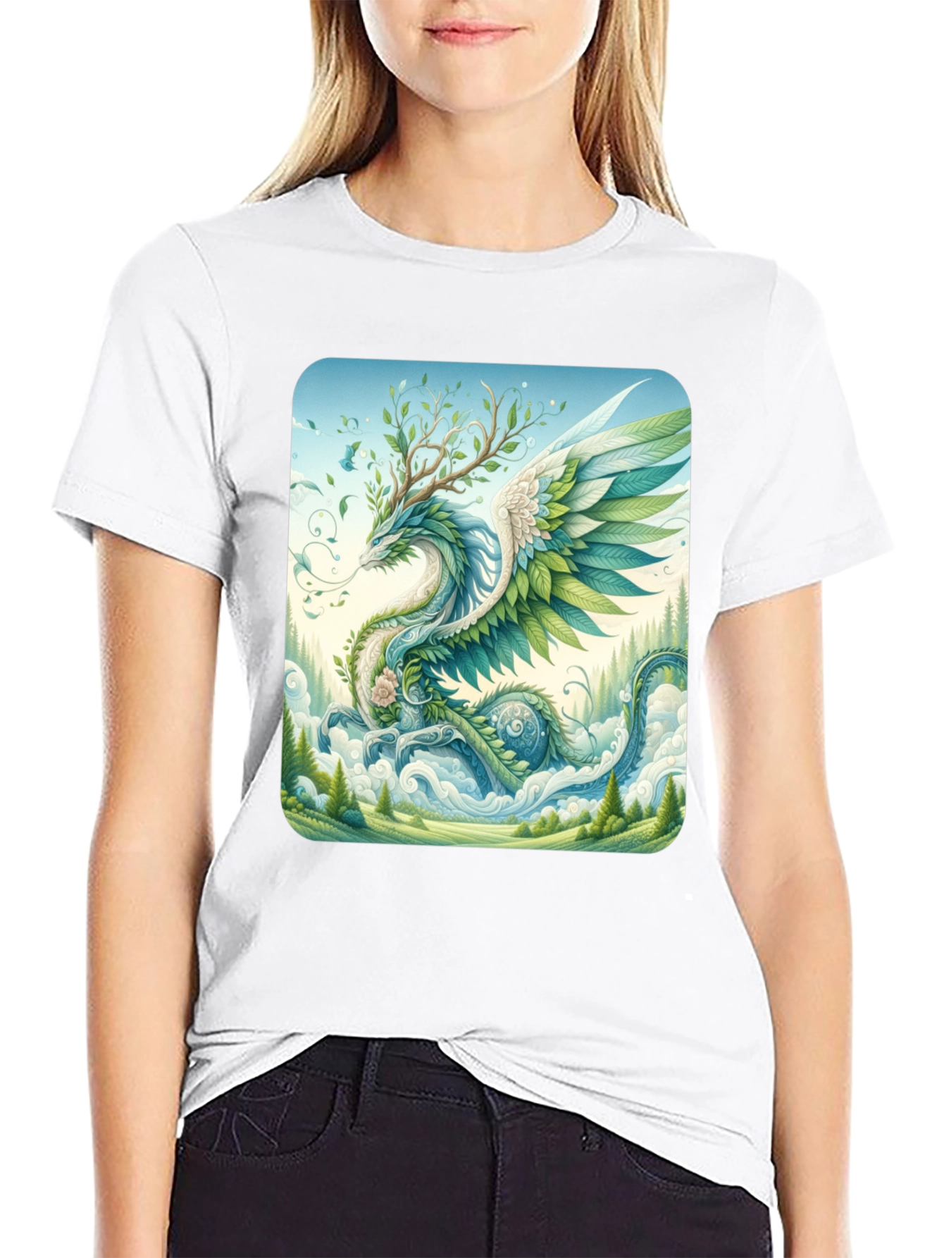 Nature Dragon Graphic Tee