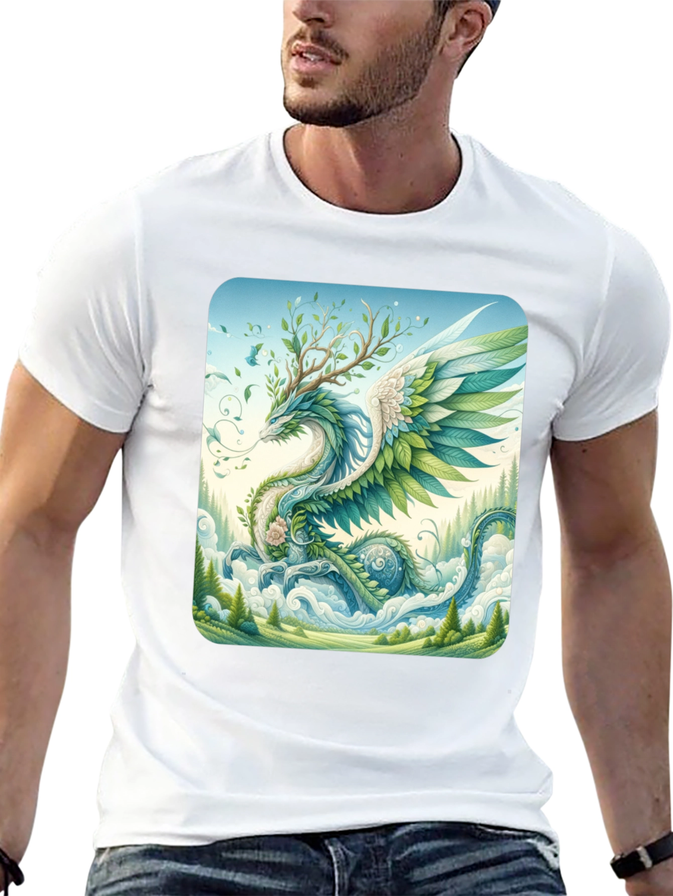 Nature Dragon Graphic Tee