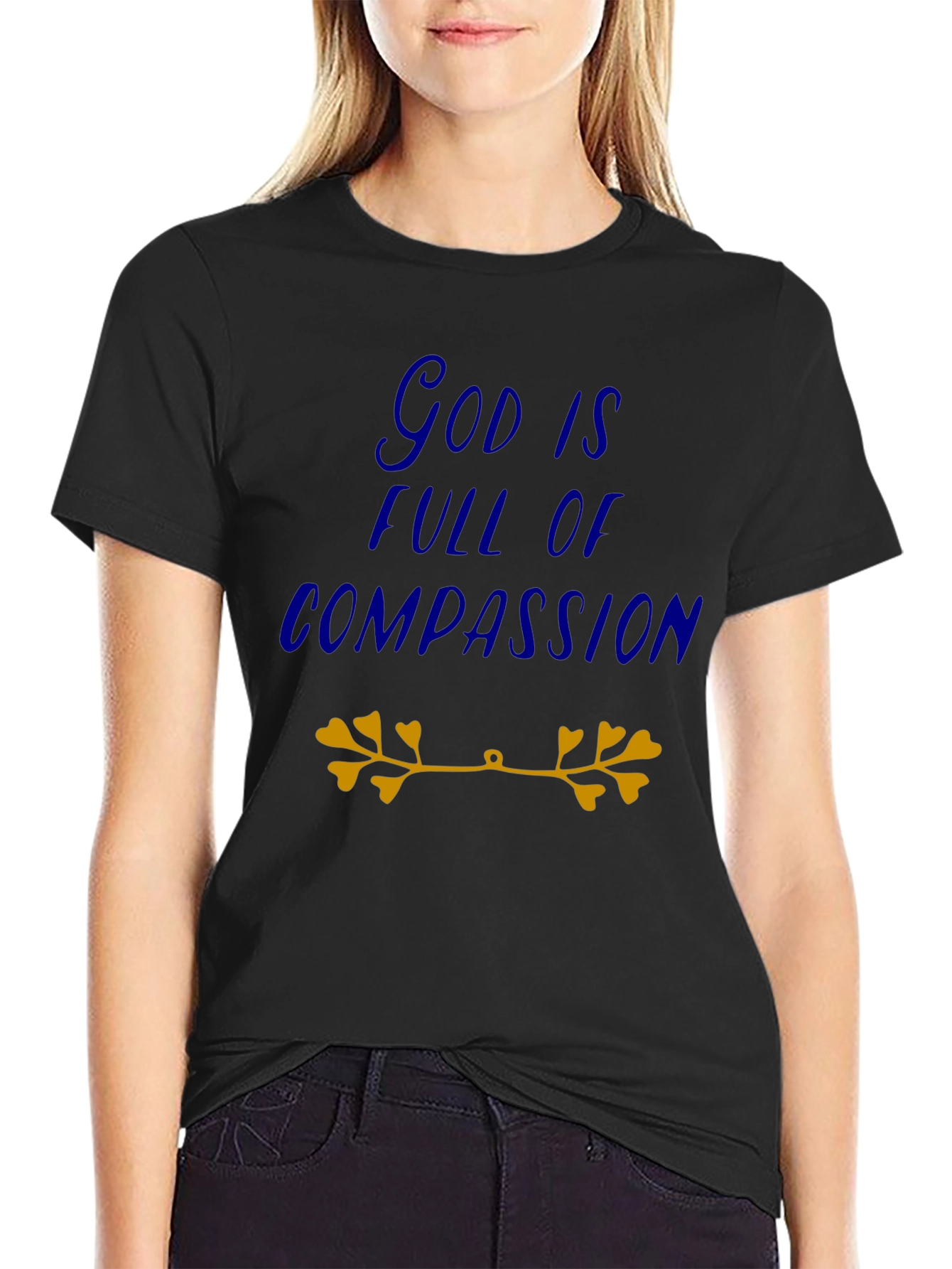 God is Compassion T-Shirt - Black