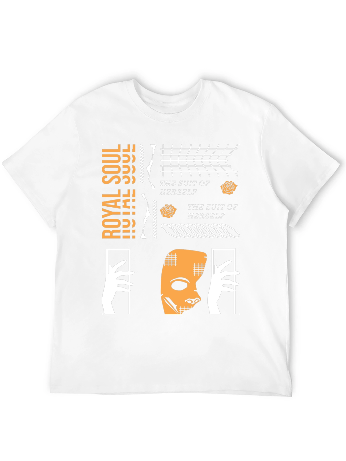 Royal Soul Graphic Print T-Shirt - Unique Artistic Design