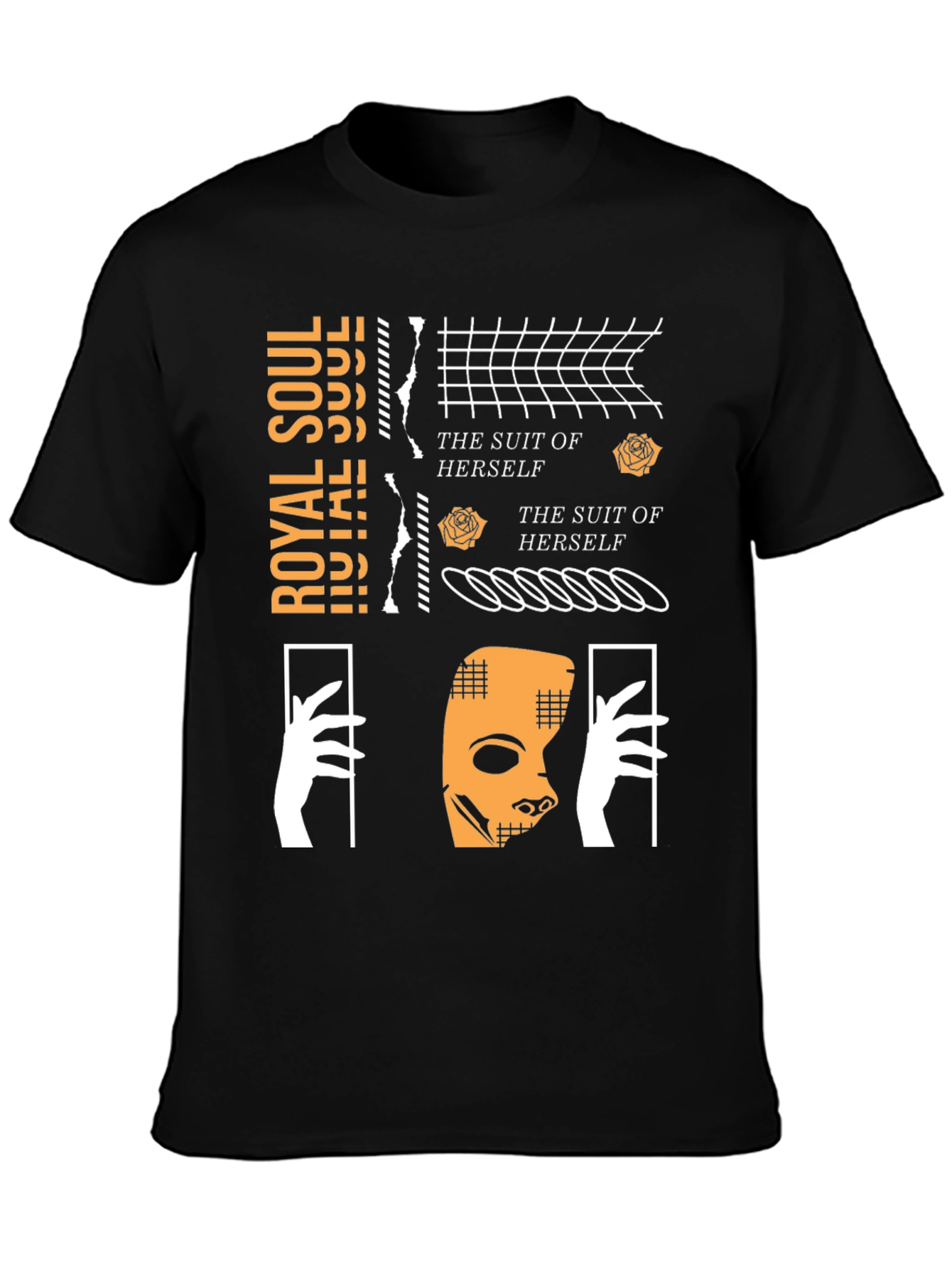 Royal Soul Graphic Print T-Shirt - Unique Artistic Design