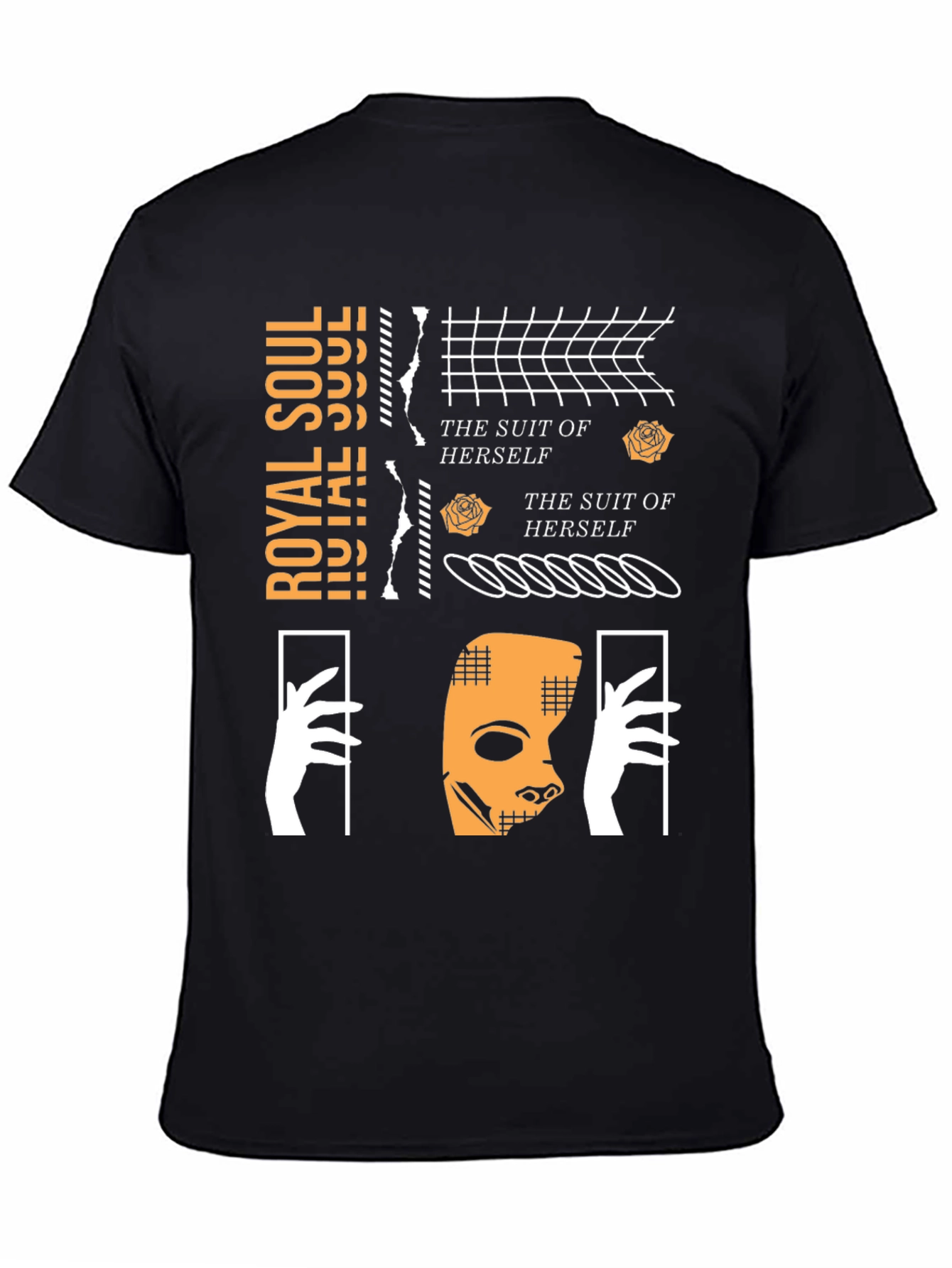 Royal Soul Graphic Print T-Shirt - Unique Artistic Design