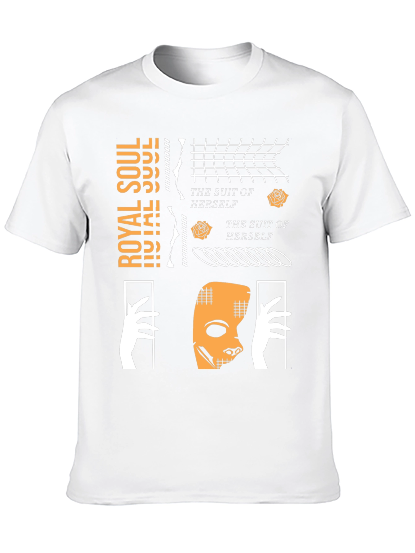 Royal Soul Graphic Print T-Shirt - Unique Artistic Design