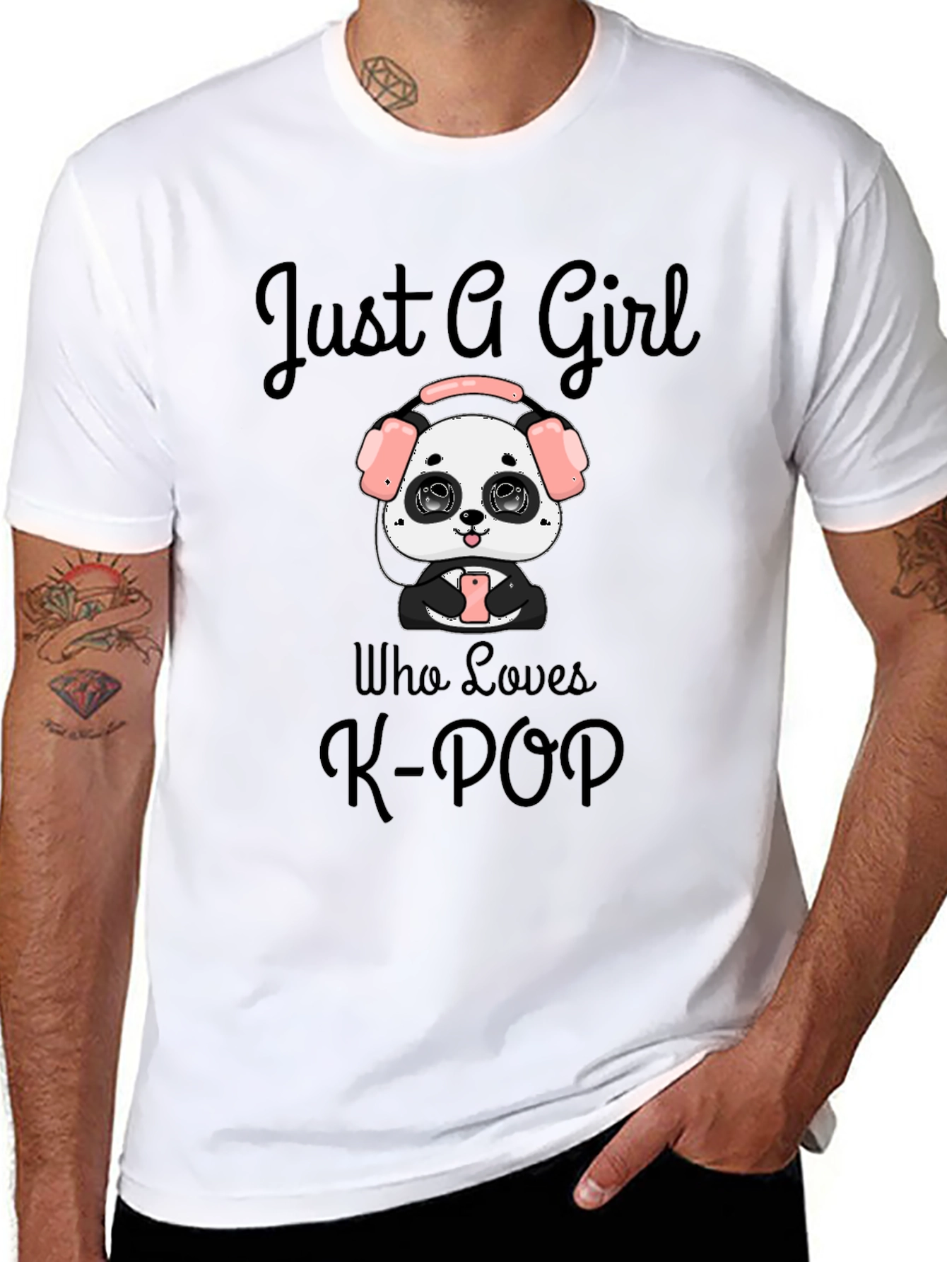 Just a Girl Who Loves K-POP T-Shirt