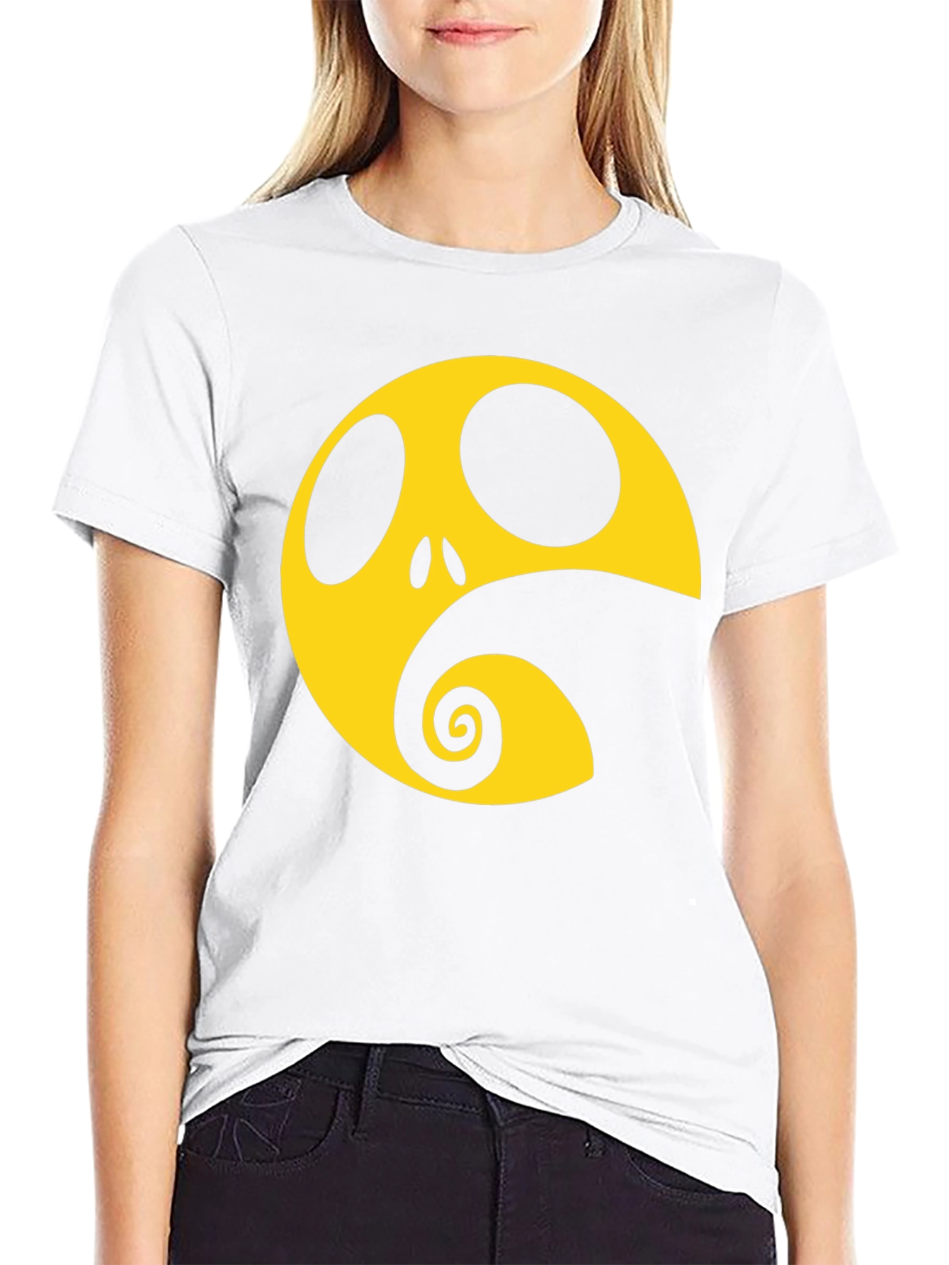 Nightmare Before Christmas T-Shirt Yellow and Black