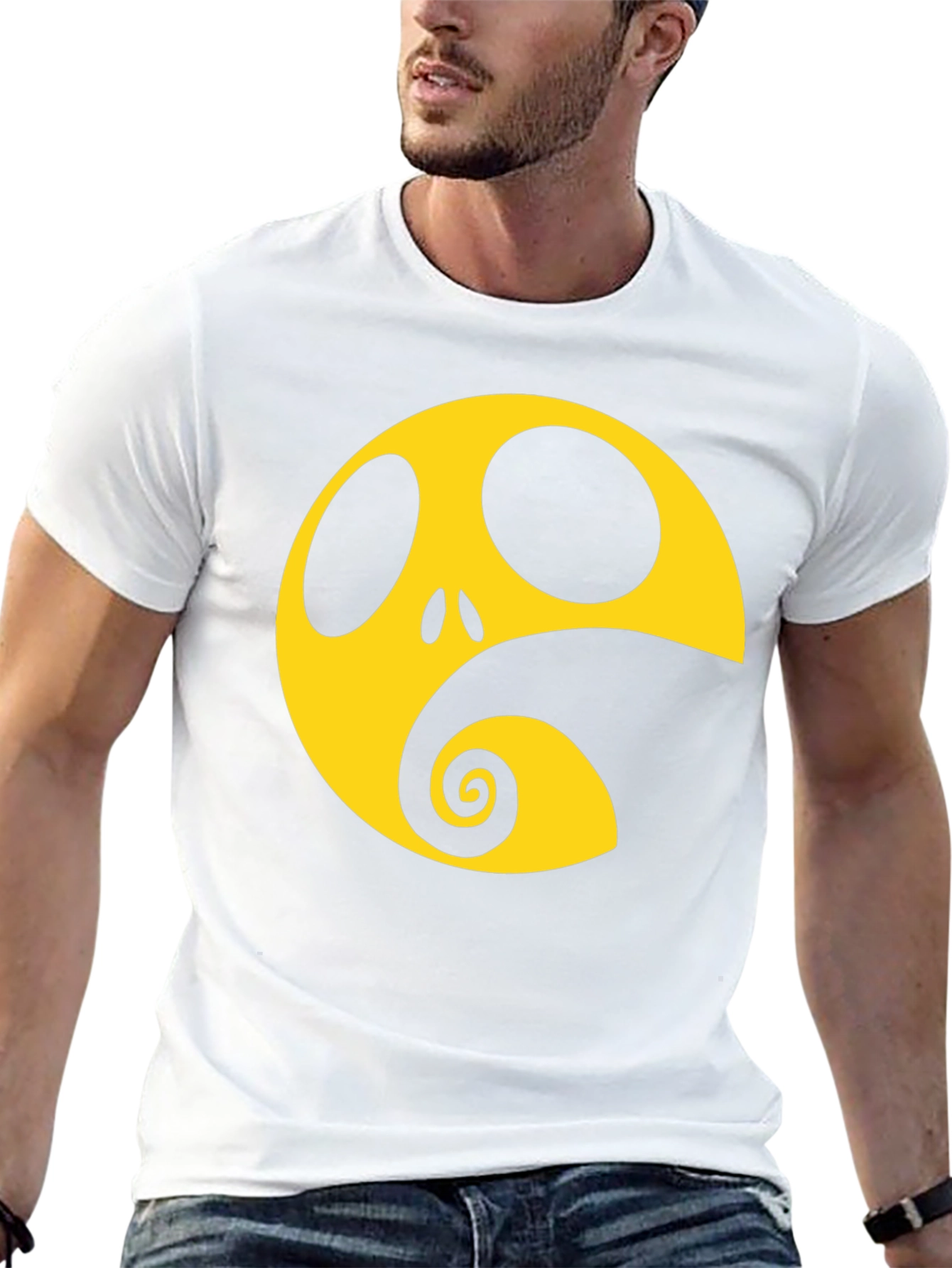 Nightmare Before Christmas T-Shirt Yellow and Black