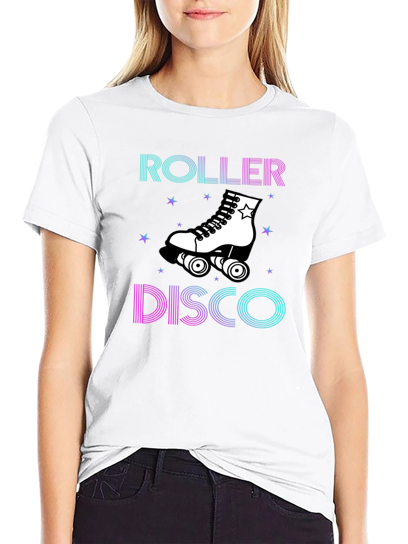 Roller Disco Graphic Tee - Retro Style
