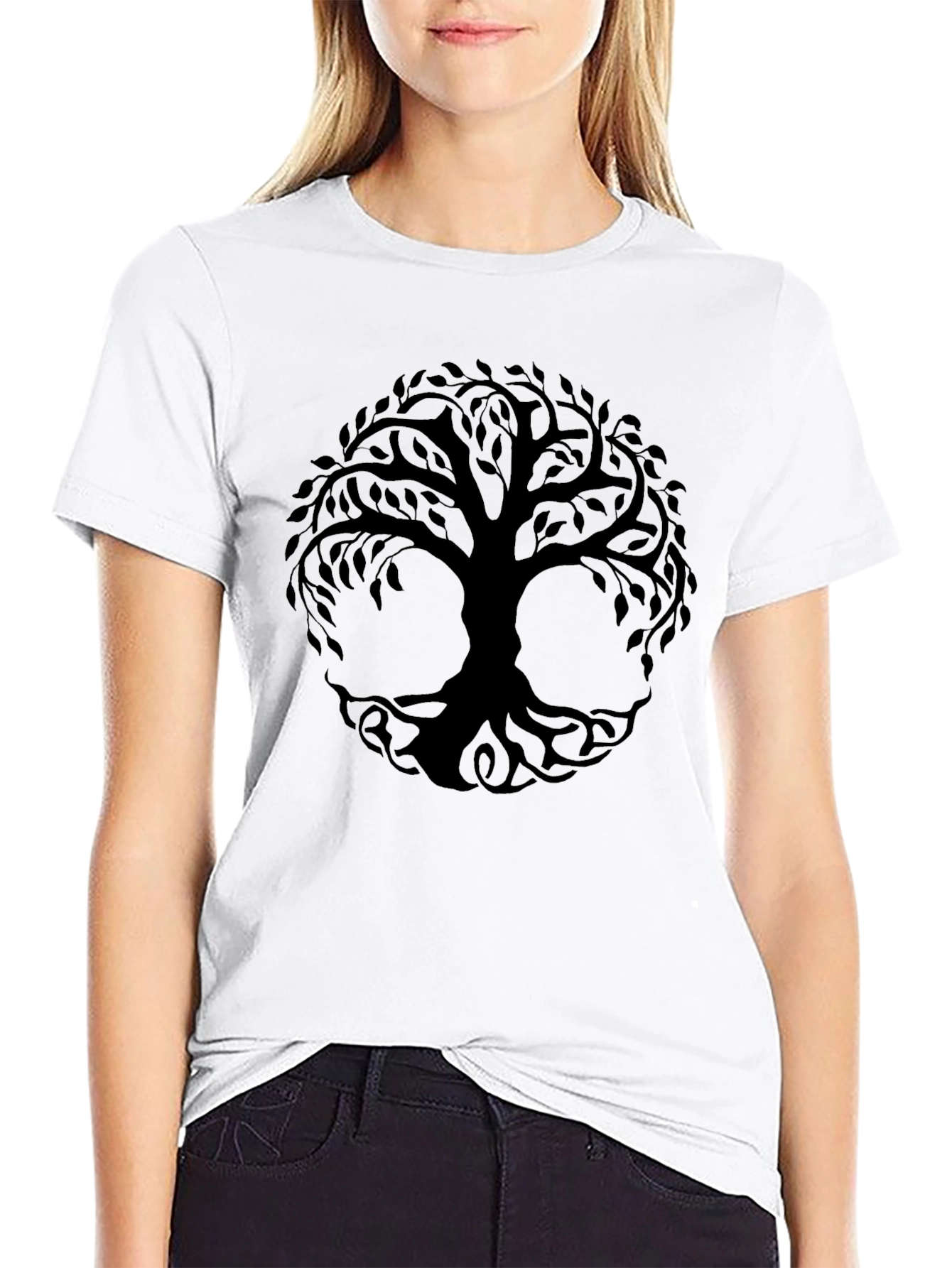 Tree of Life Graphic Black T-Shirt