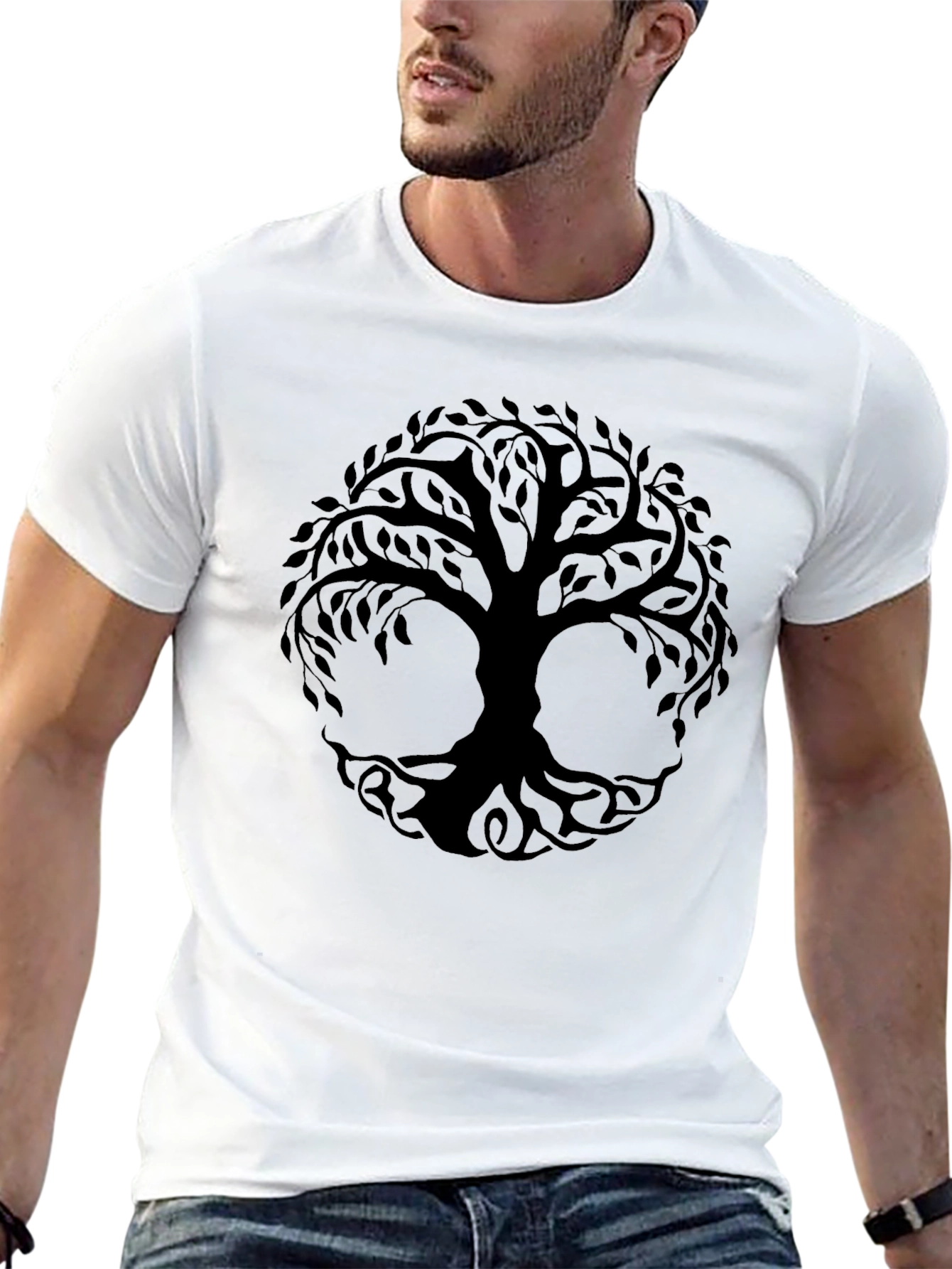 Tree of Life Graphic Black T-Shirt