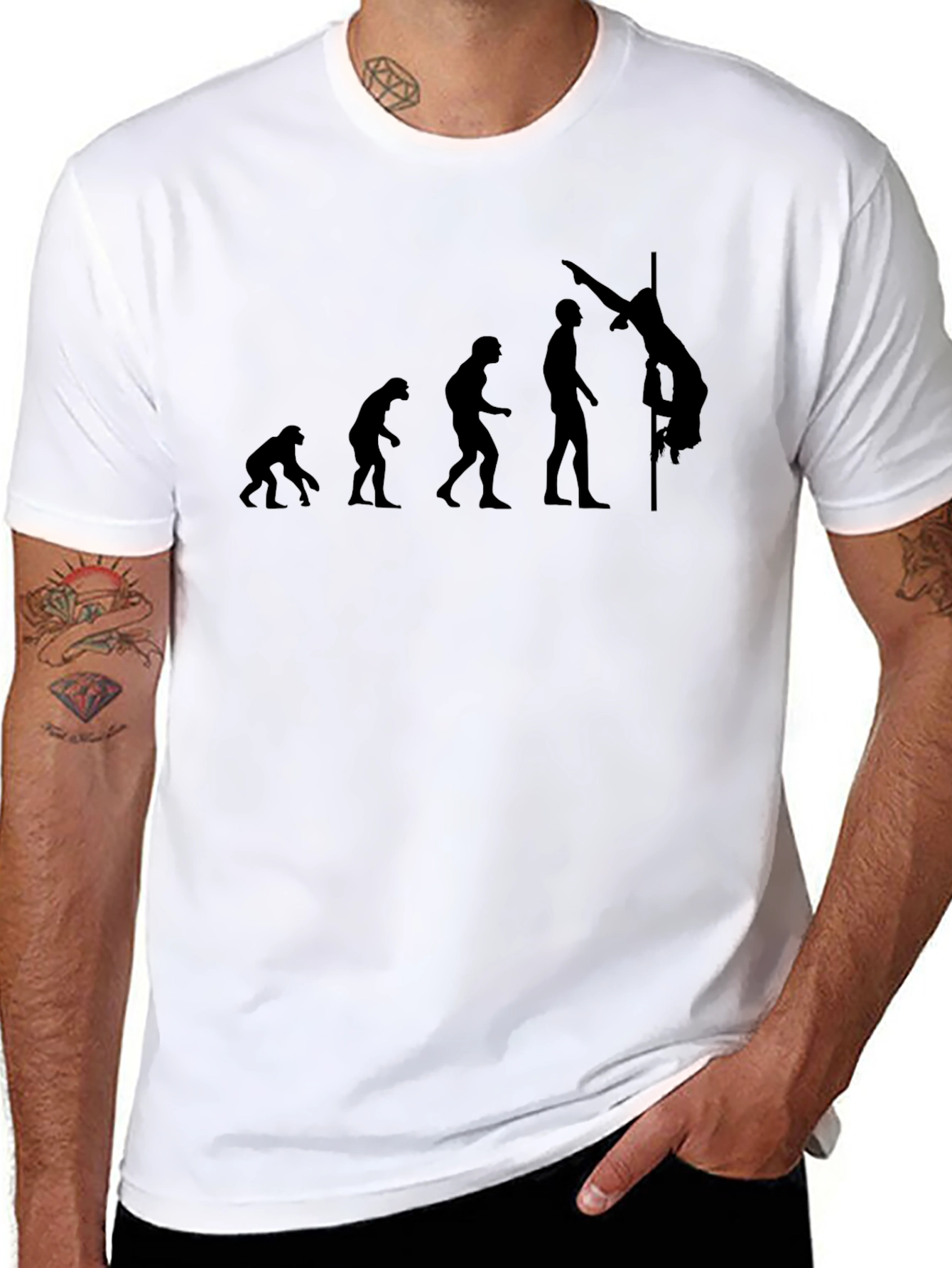 Evolution Pole Dancer T-Shirt