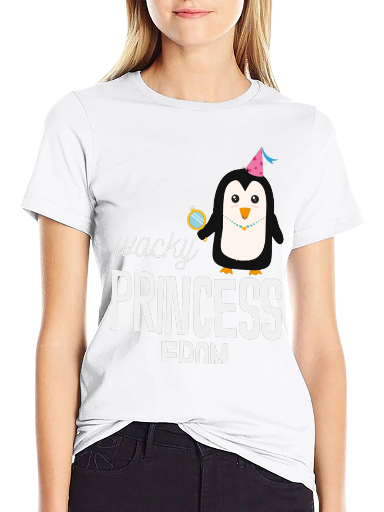 Wacky Princess FDOM Penguin Graphic T-Shirt
