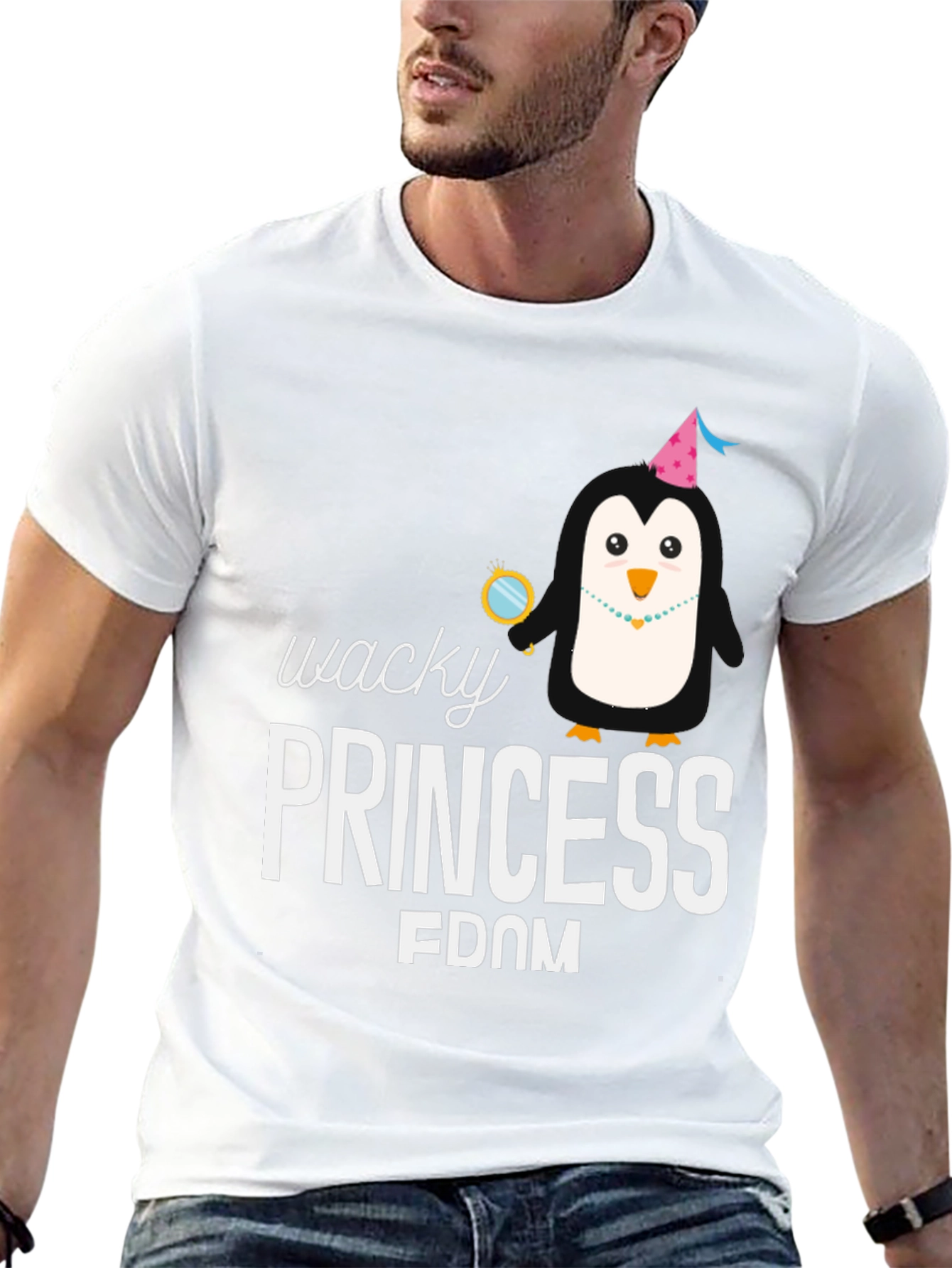 Wacky Princess FDOM Penguin Graphic T-Shirt