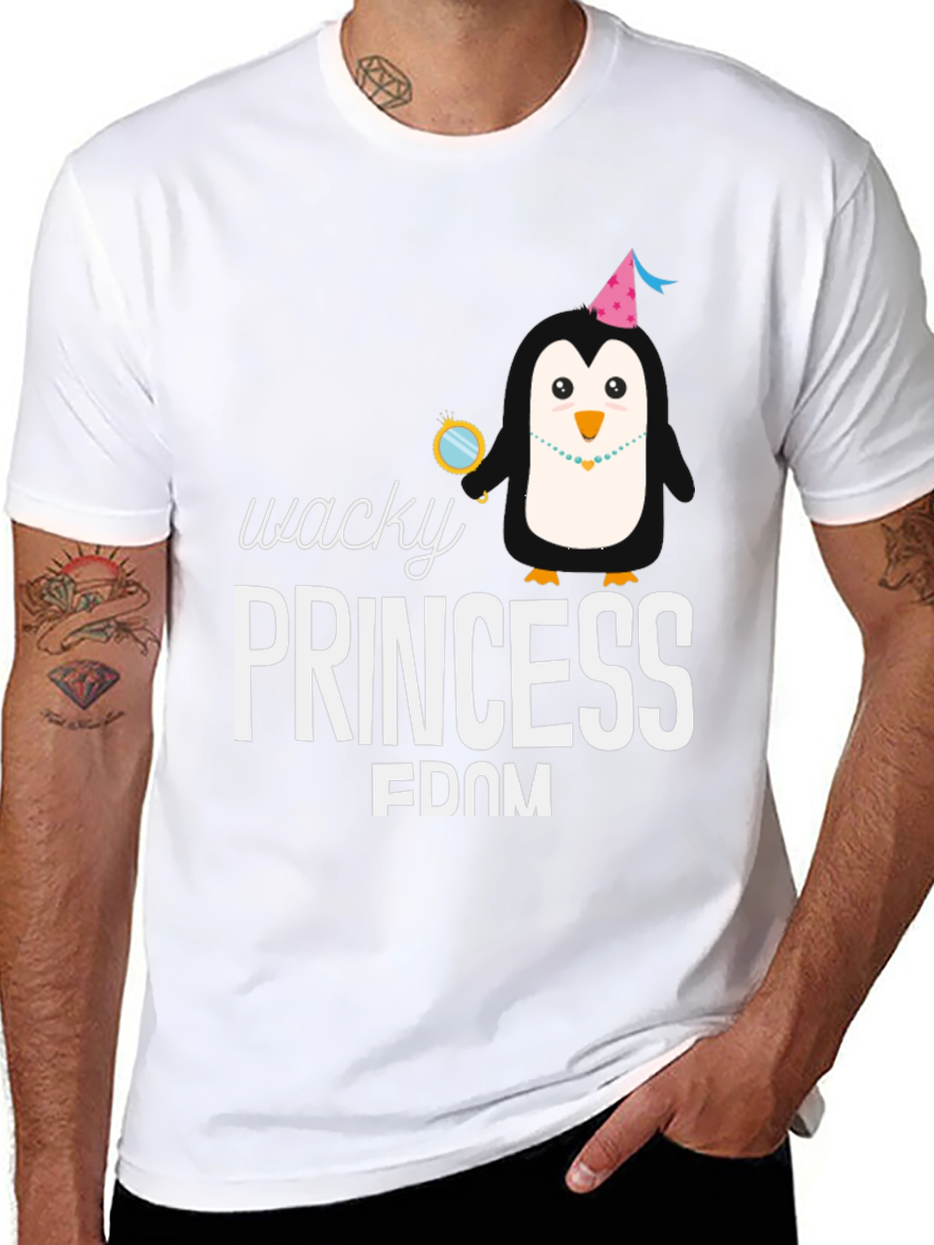 Wacky Princess FDOM Penguin Graphic T-Shirt