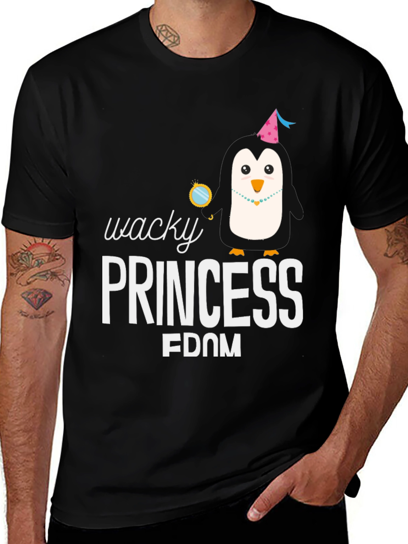 Wacky Princess FDOM Penguin Graphic T-Shirt
