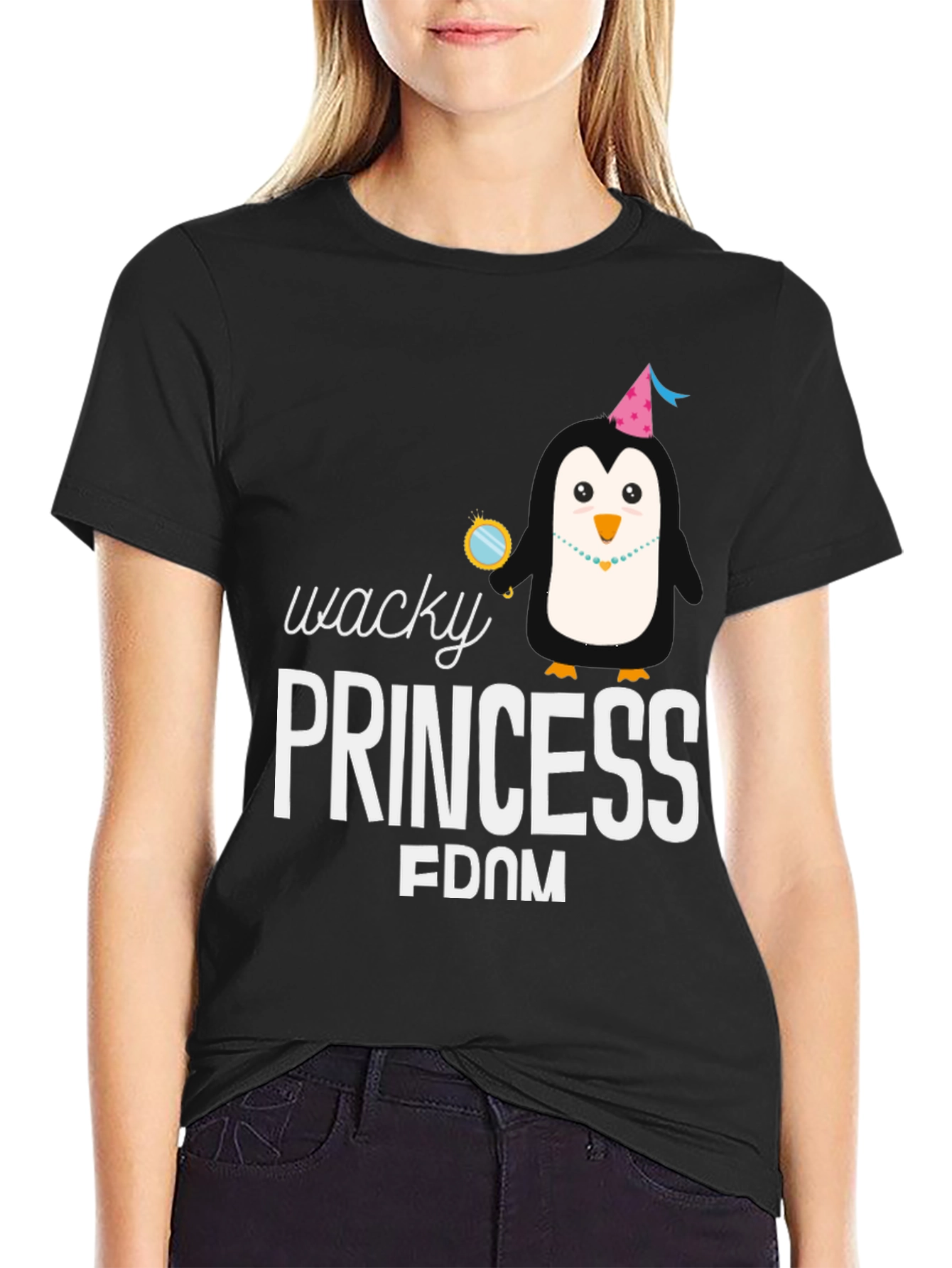 Wacky Princess FDOM Penguin Graphic T-Shirt