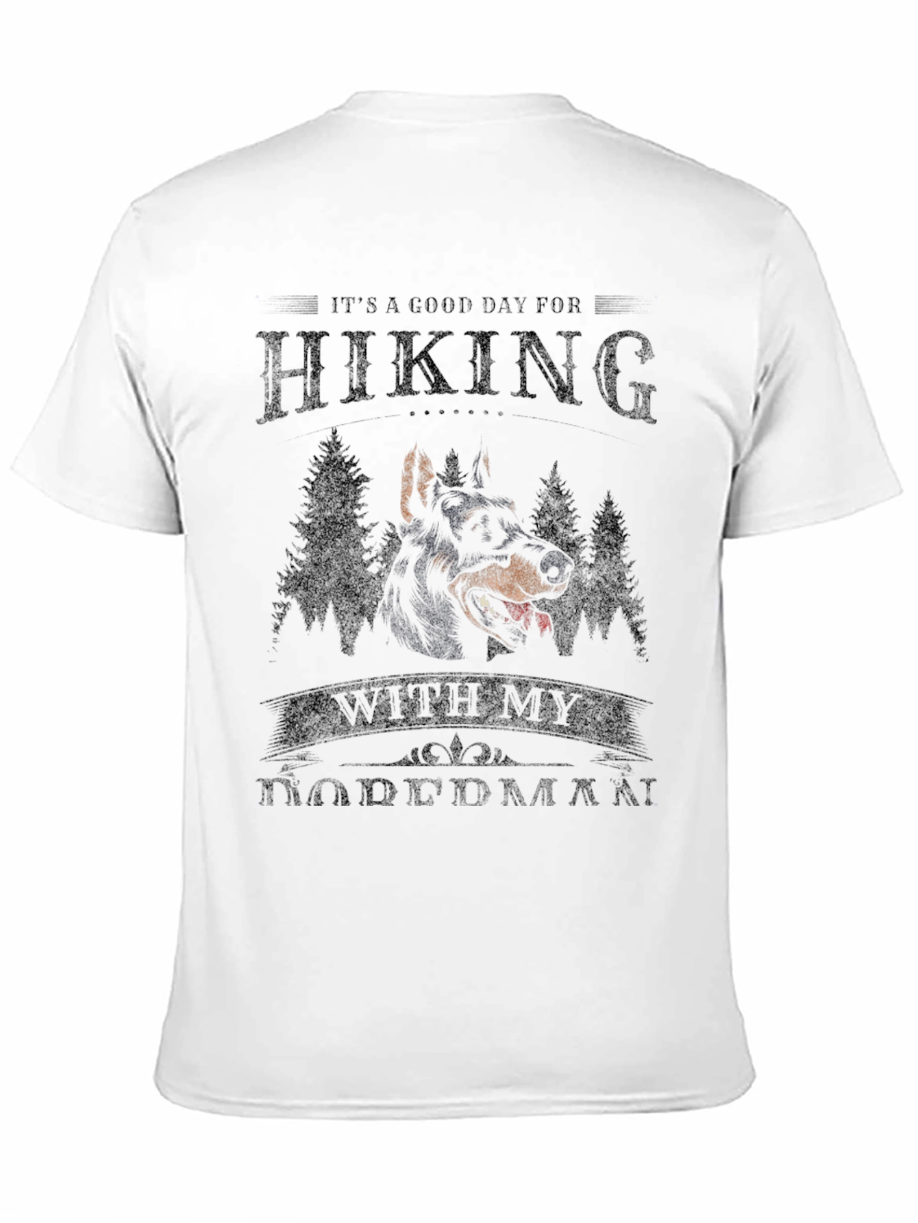 Hiking With My Doberman T-Shirt