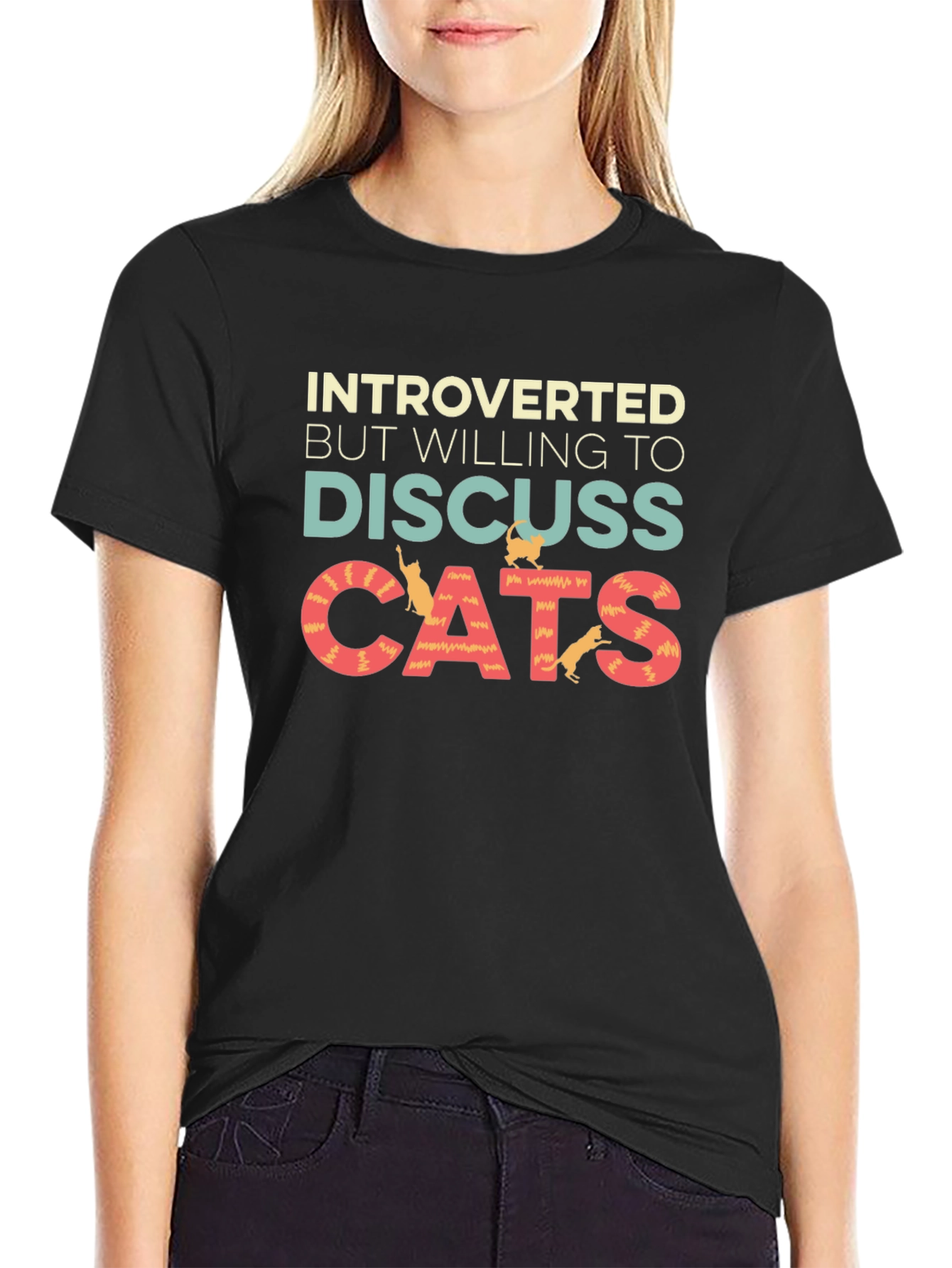 Introverted Cat Lover T-Shirt