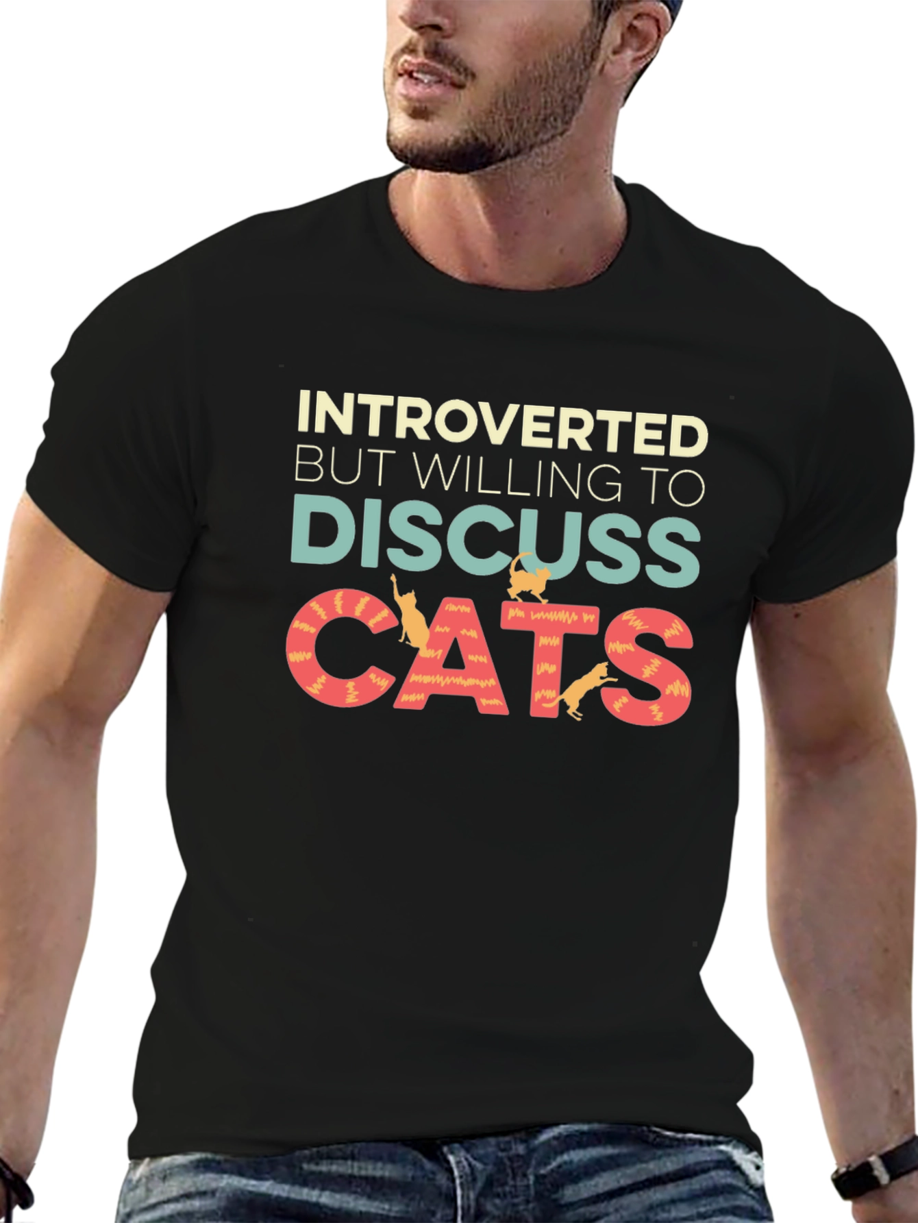 Introverted Cat Lover T-Shirt