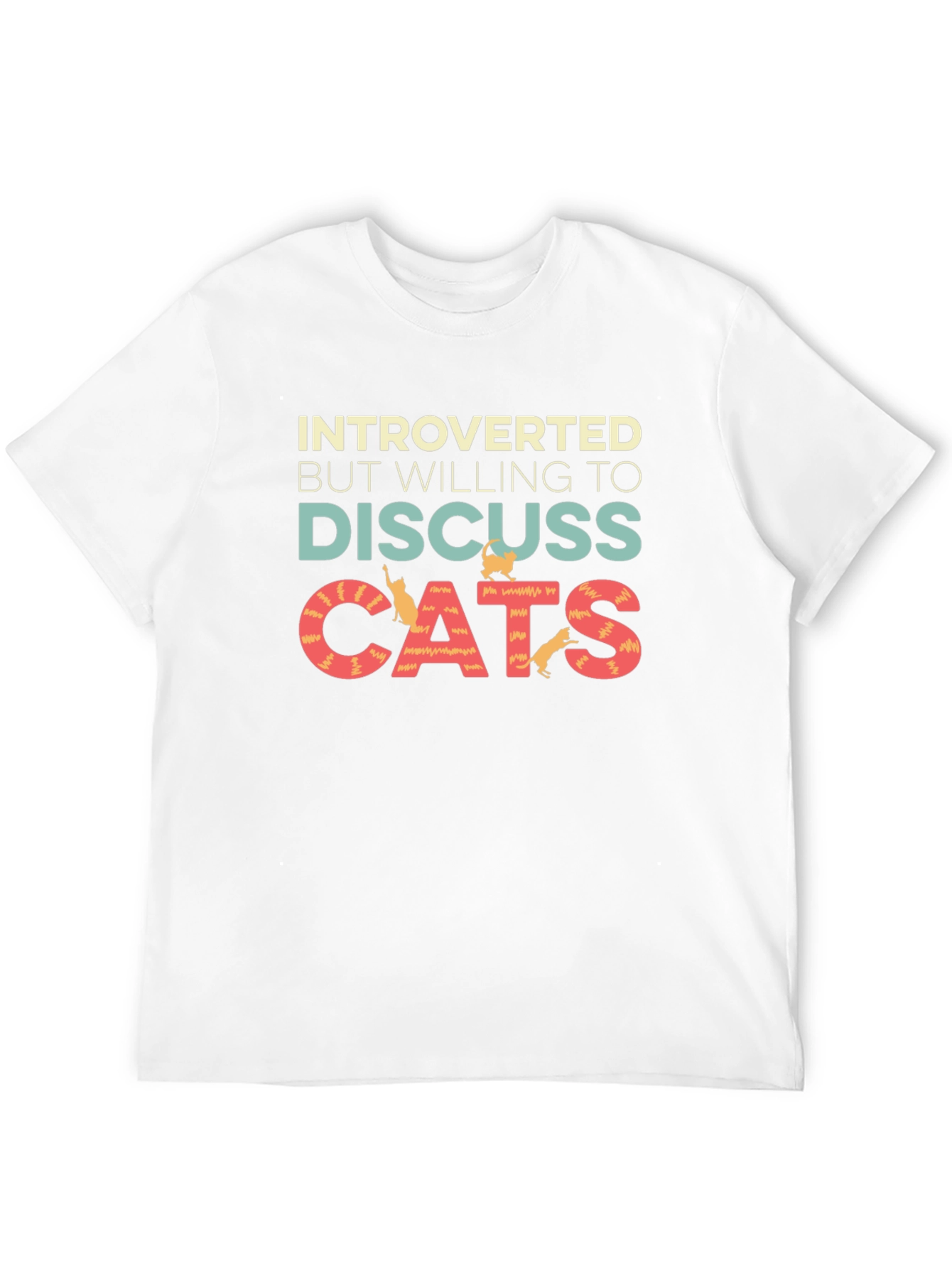 Introverted Cat Lover T-Shirt