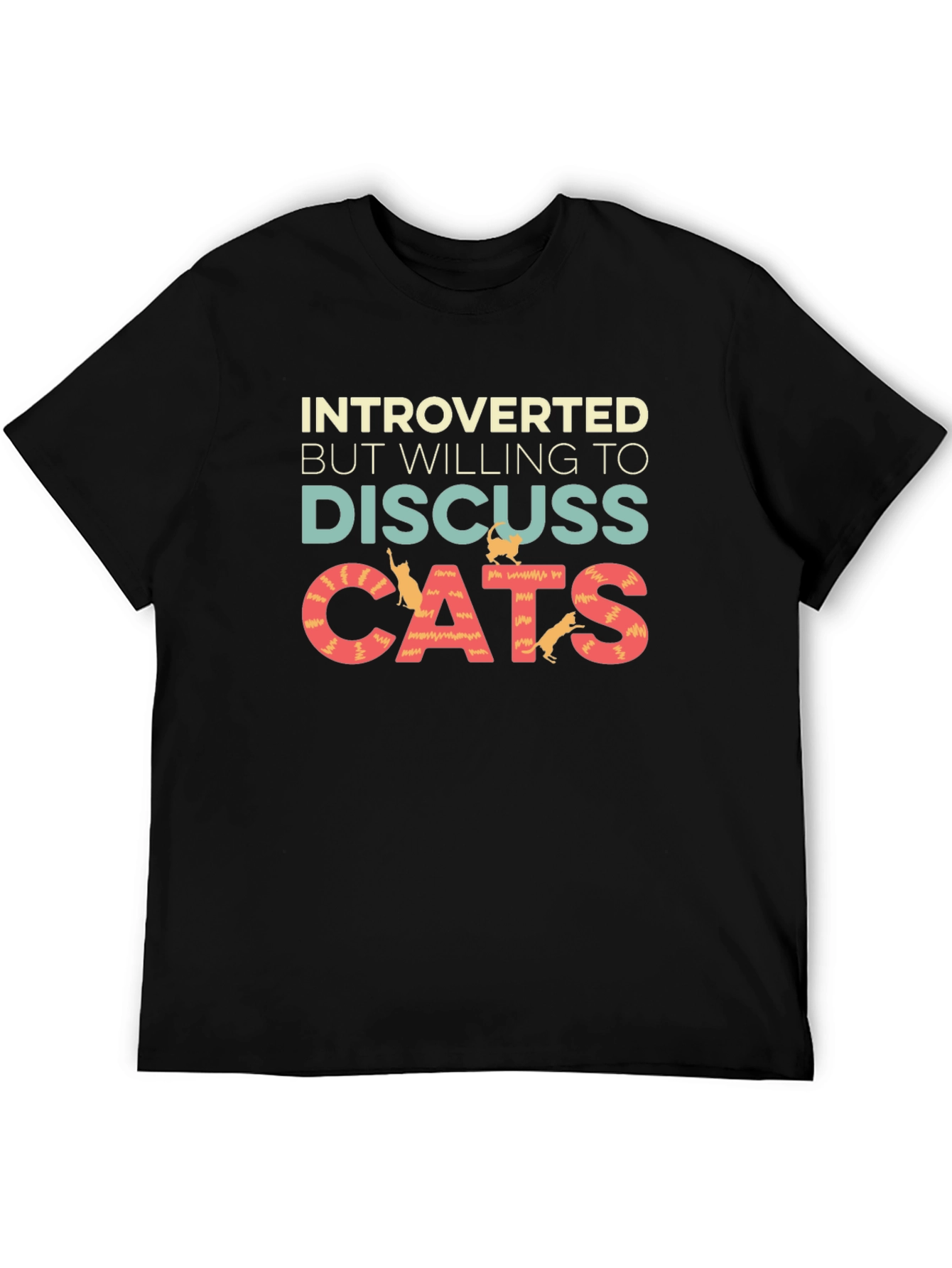 Introverted Cat Lover T-Shirt