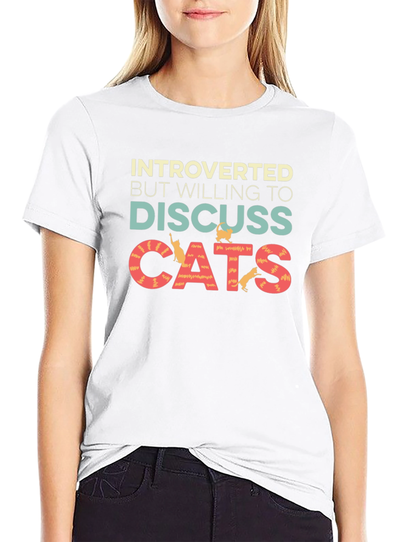 Introverted Cat Lover T-Shirt