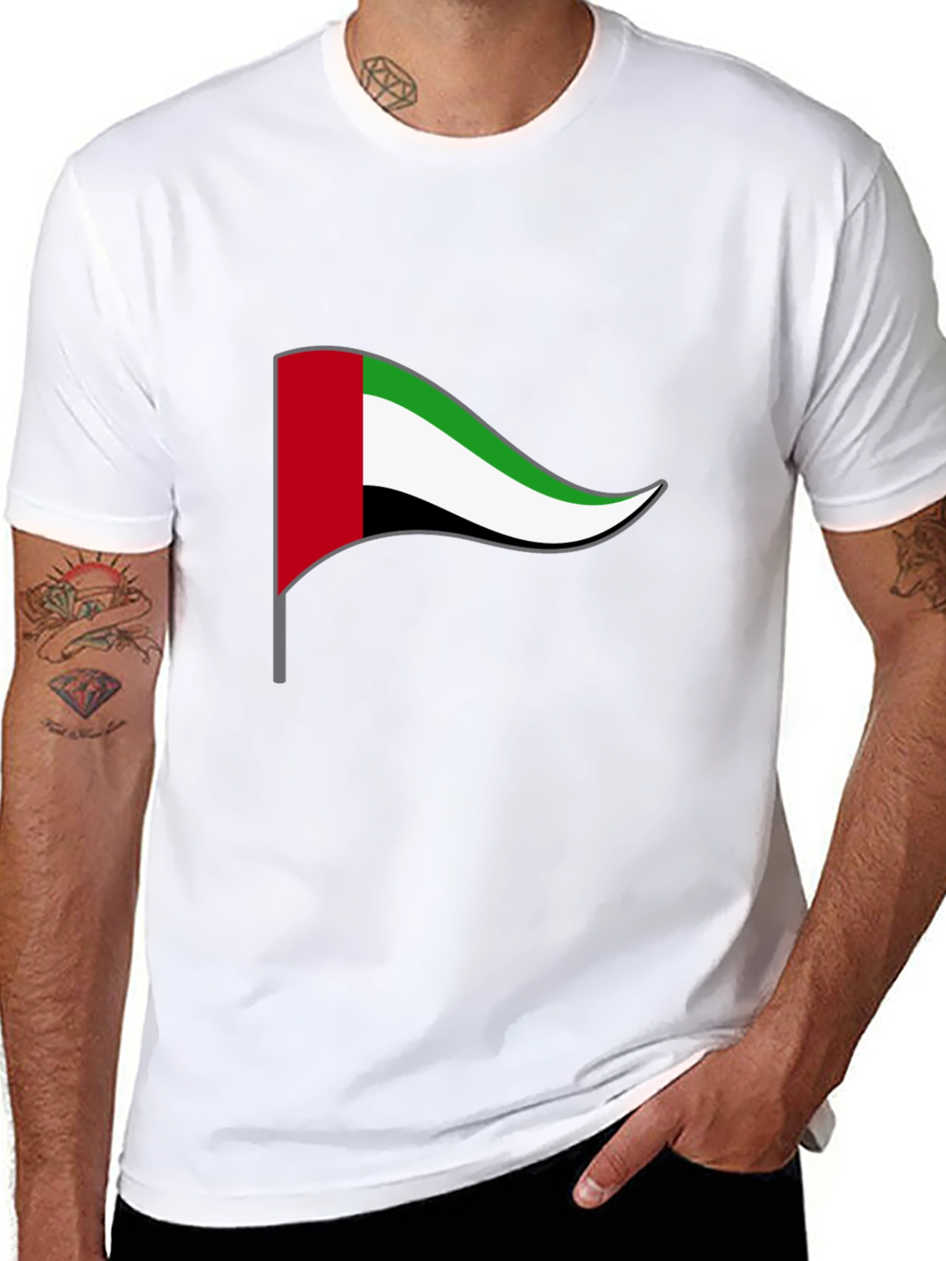 UAE Flag T-Shirt - United Arab Emirates Pride