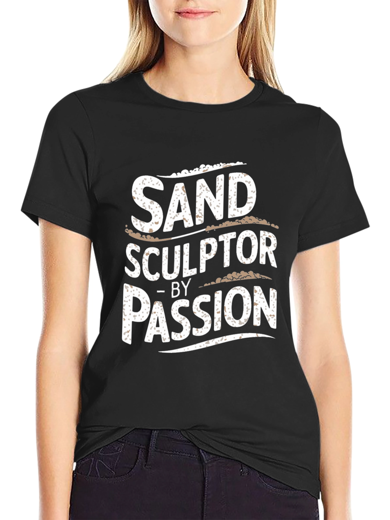 Sand Sculptor Passion Black T-Shirt