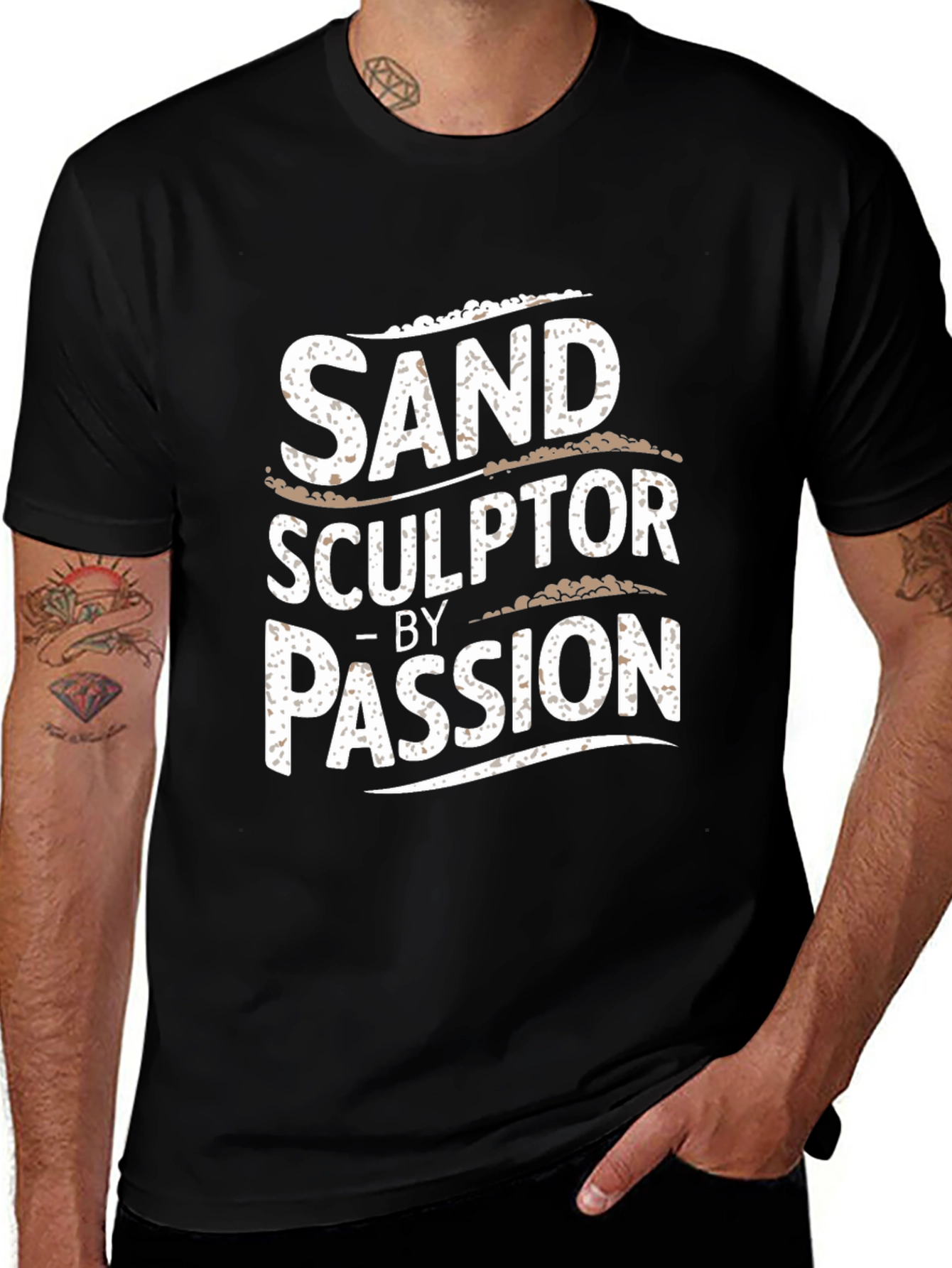 Sand Sculptor Passion Black T-Shirt