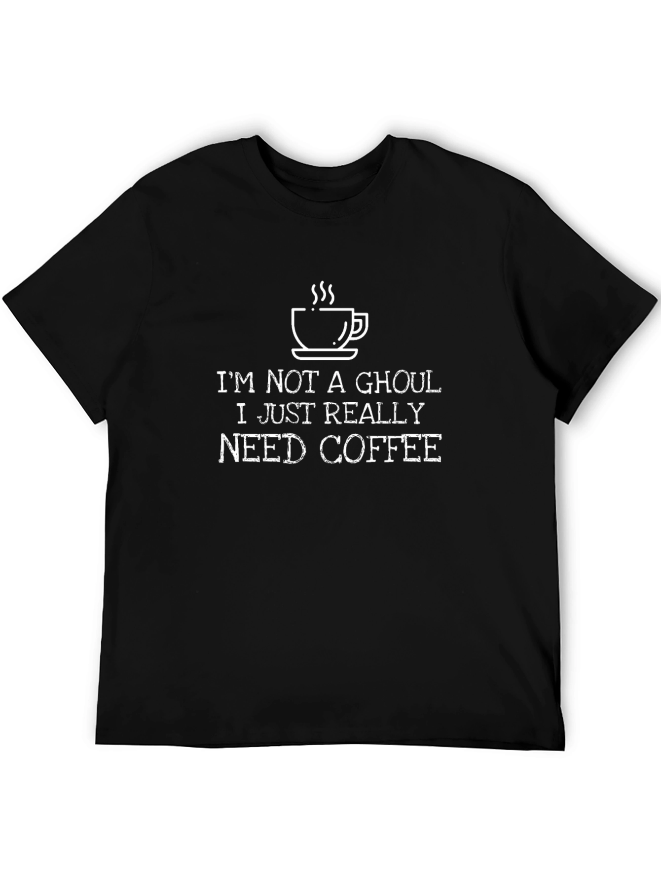 Ghoul Coffee T-Shirt - Need Coffee Graphic Tee
