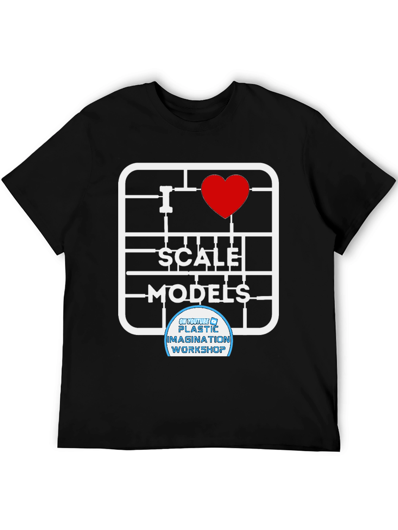 I Heart Scale Models Black T-Shirt