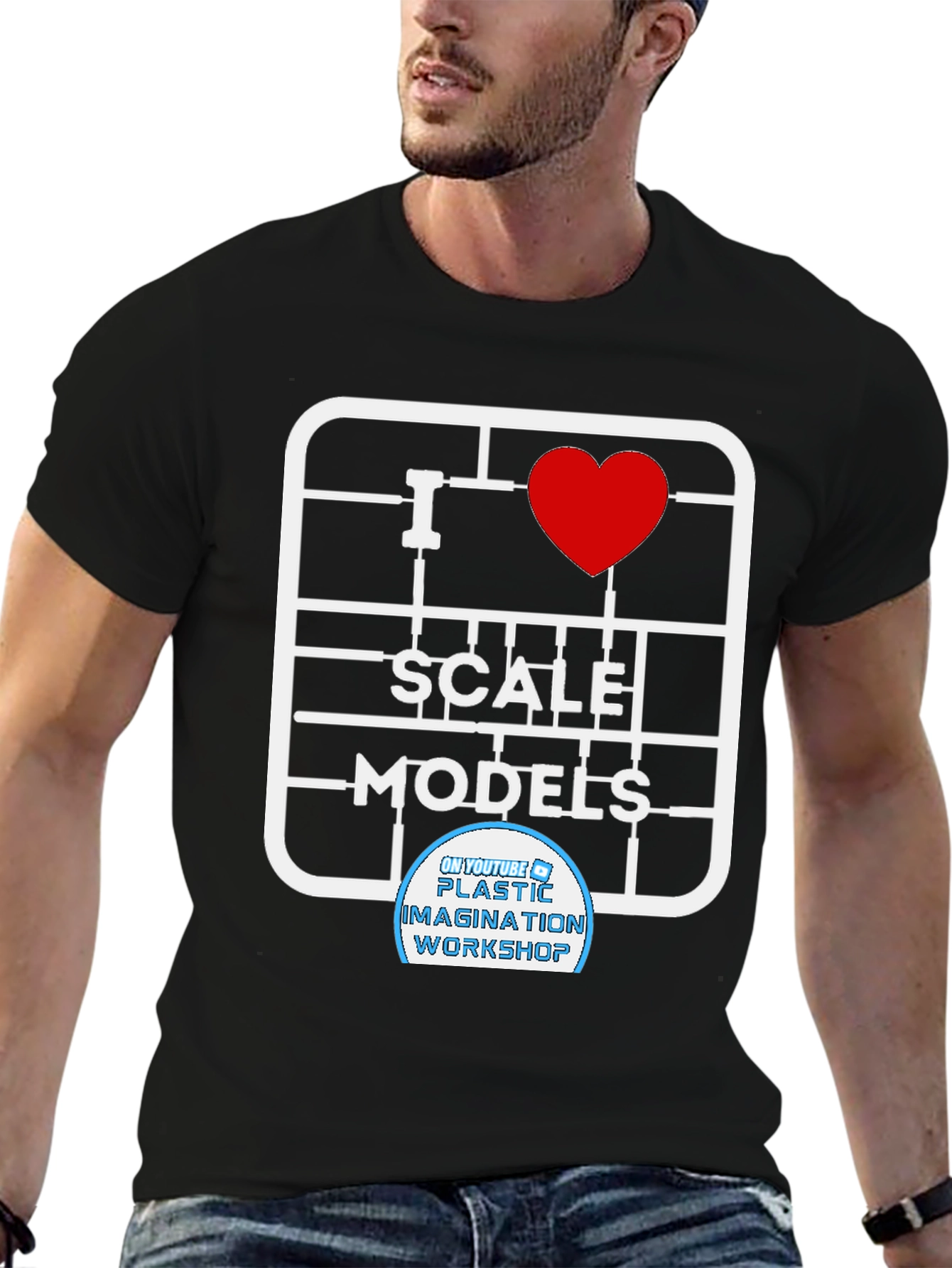 I Heart Scale Models Black T-Shirt