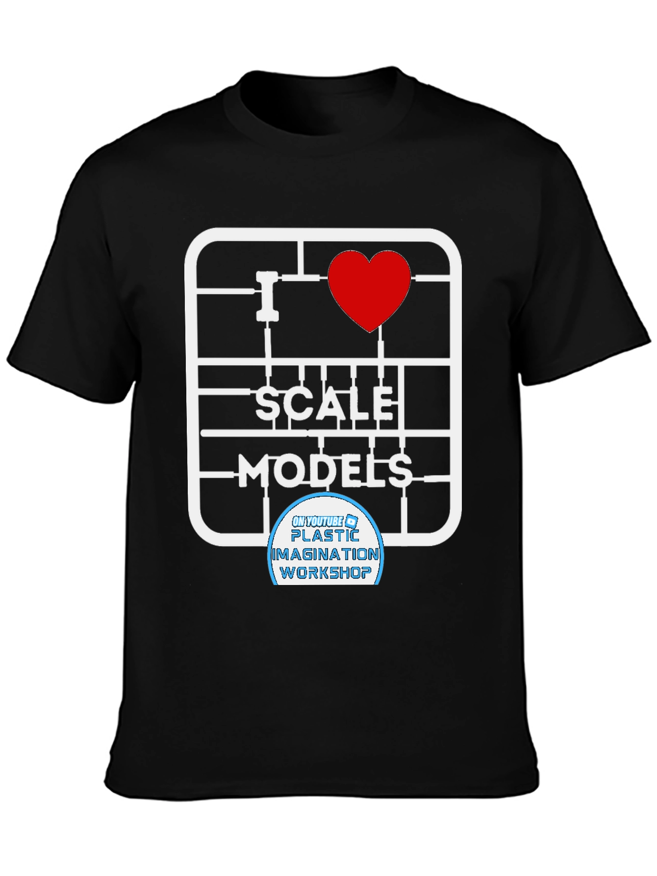 I Heart Scale Models Black T-Shirt