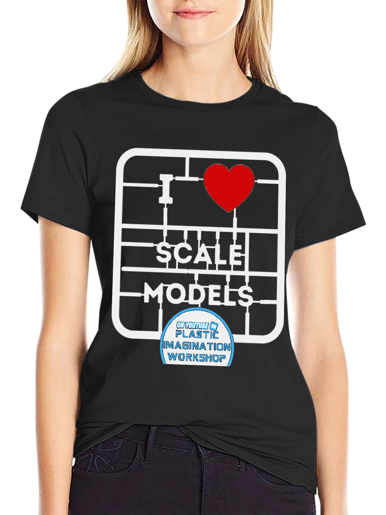 I Heart Scale Models Black T-Shirt