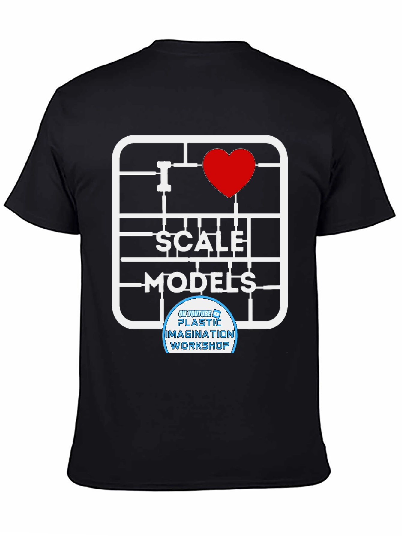 I Heart Scale Models Black T-Shirt