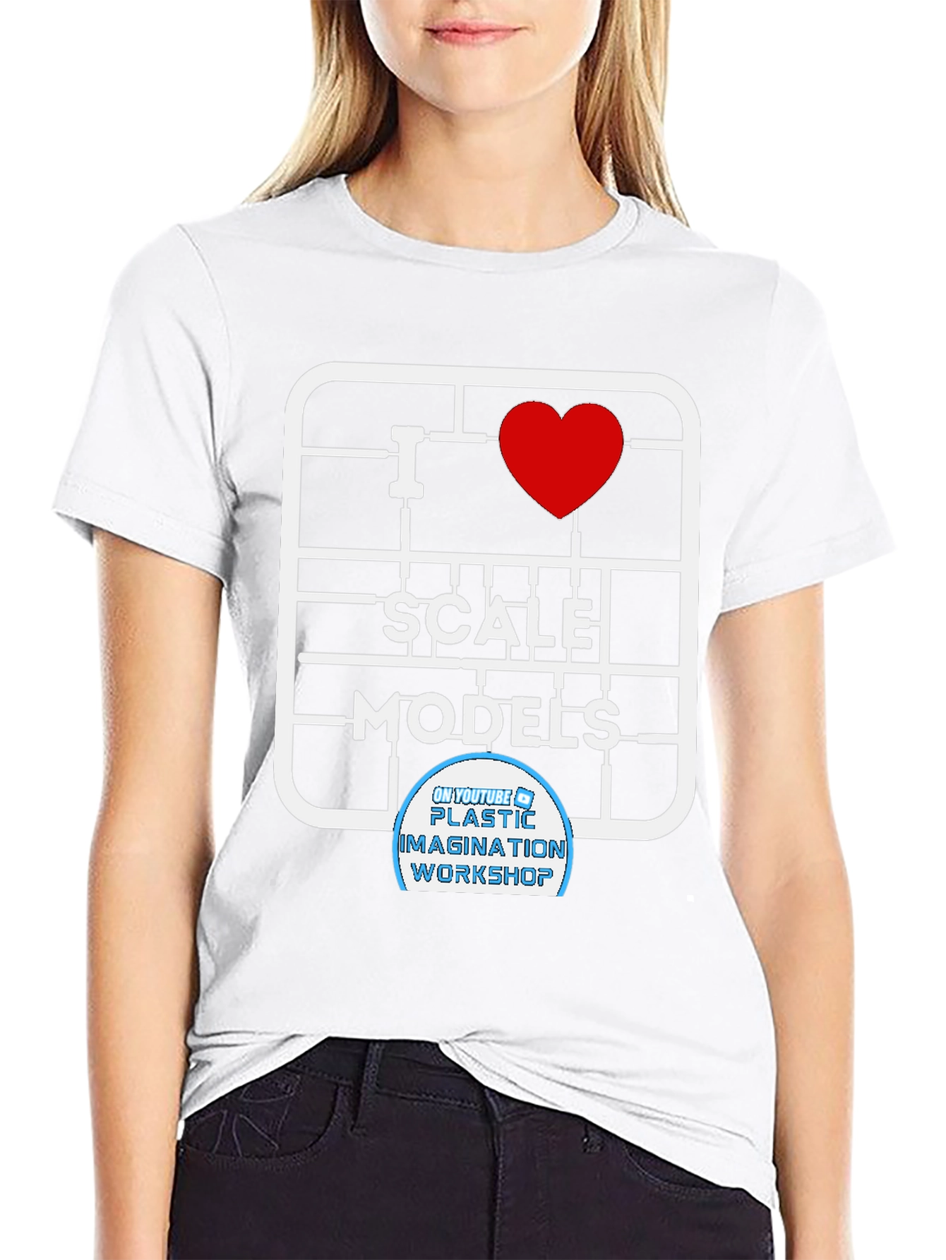 I Heart Scale Models Black T-Shirt