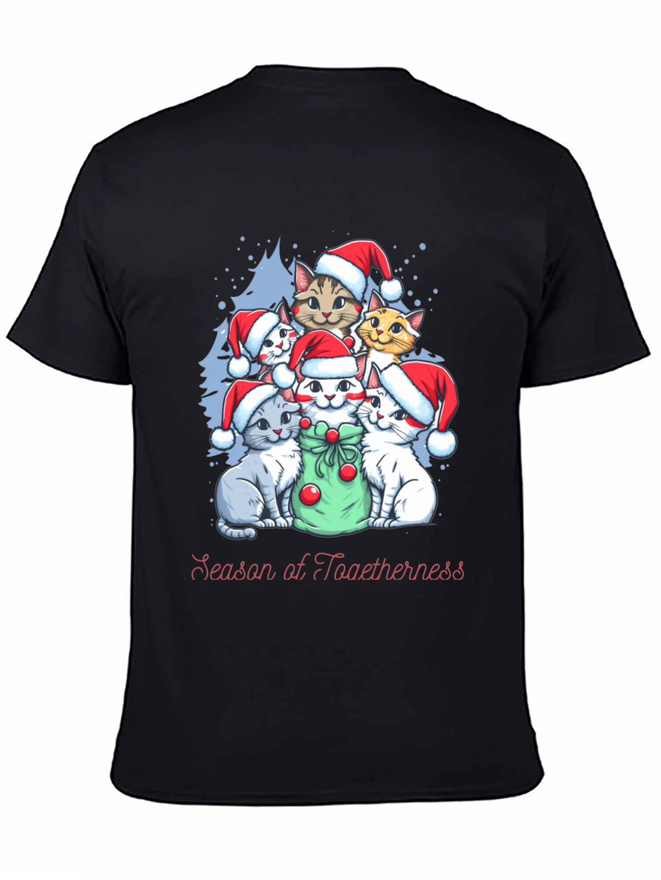 Christmas Cats T-Shirt - Season of Togetherness