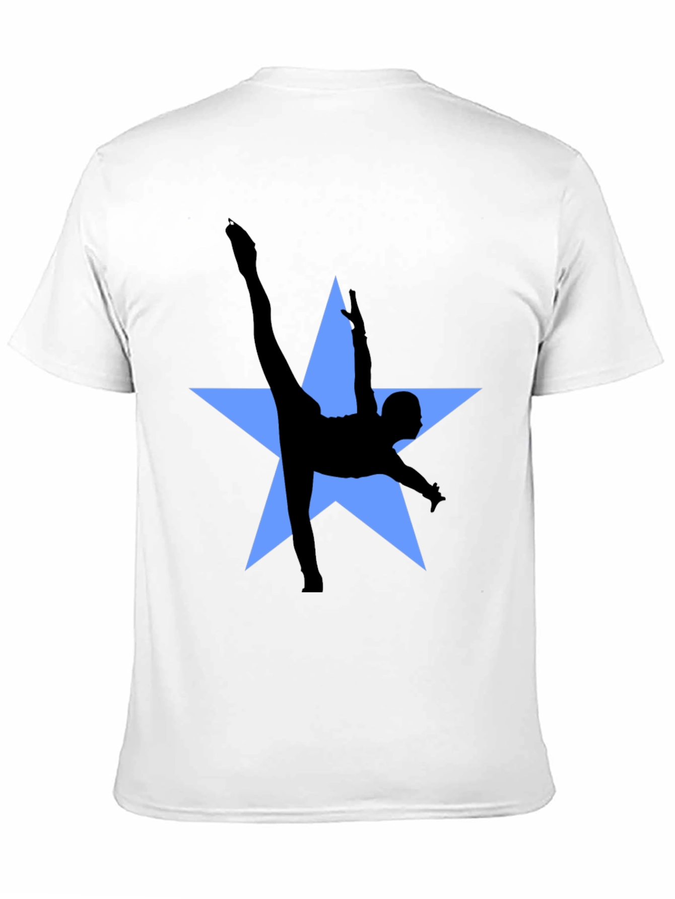 Gymnast Star Graphic Tee - Black