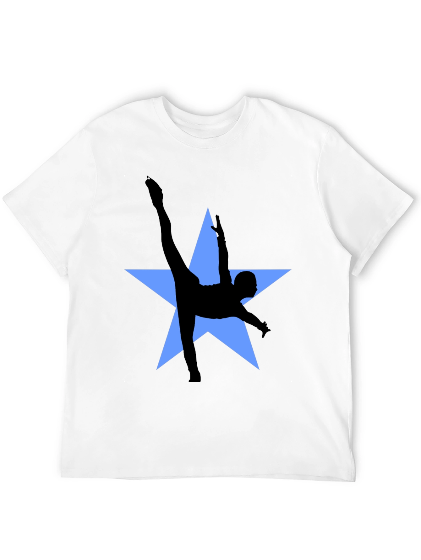 Gymnast Star Graphic Tee - Black