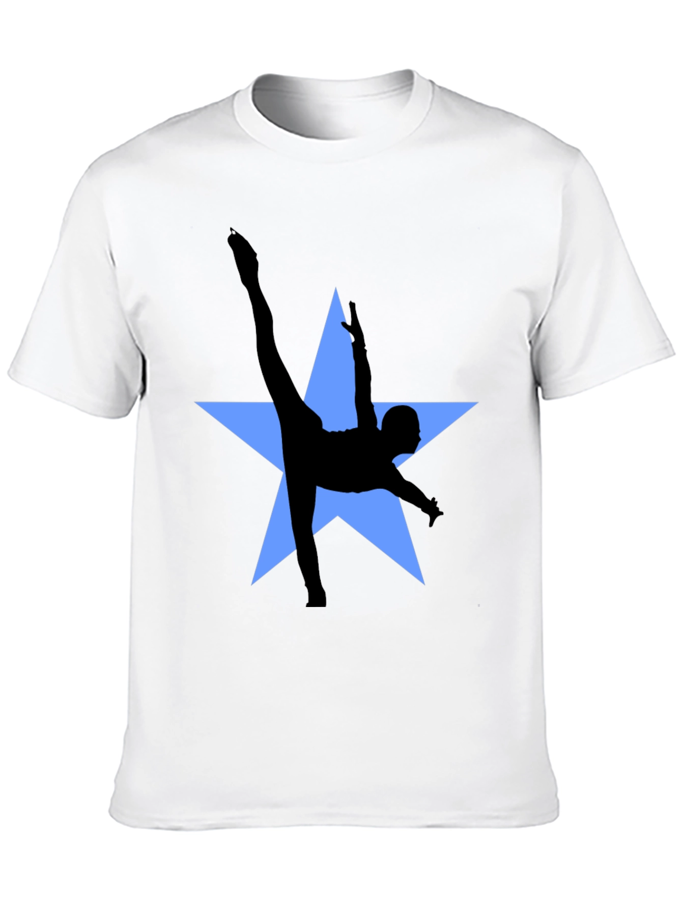 Gymnast Star Graphic Tee - Black