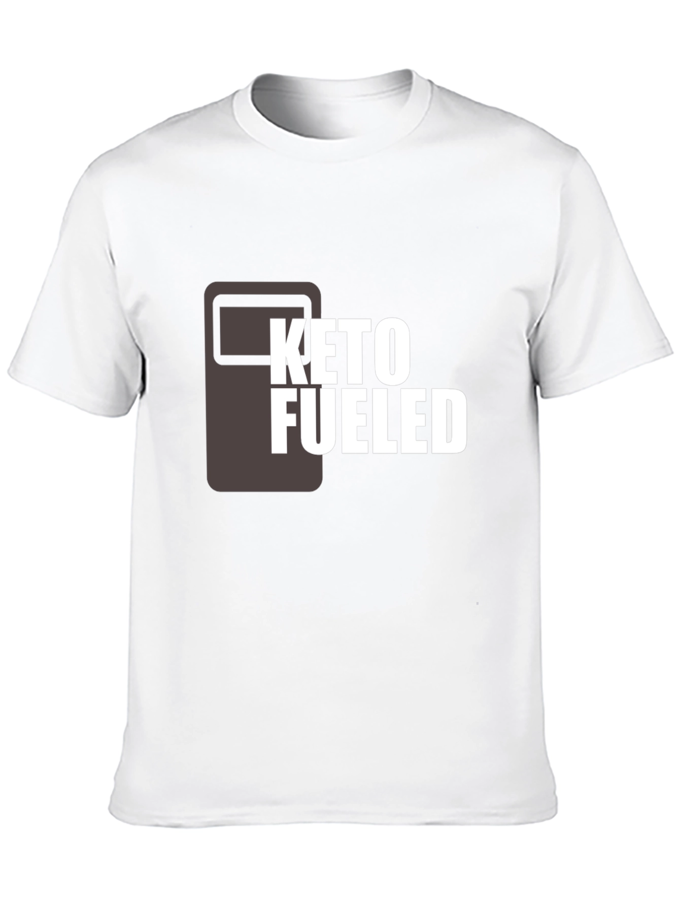 Keto Fueled Graphic T-Shirt - Black Cotton Tee
