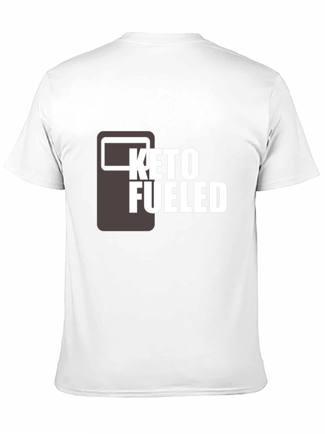 Keto Fueled Graphic T-Shirt - Black Cotton Tee