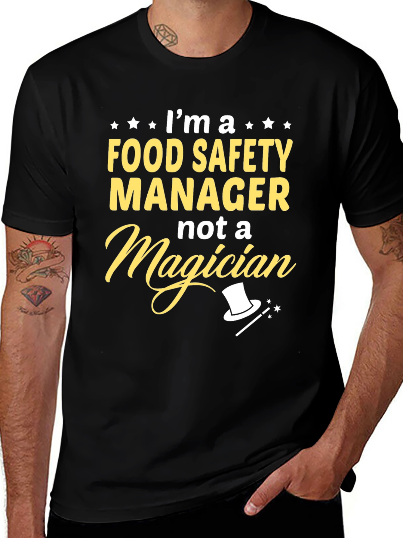 Food Safety Manager Novelty Graphic T-Shirt