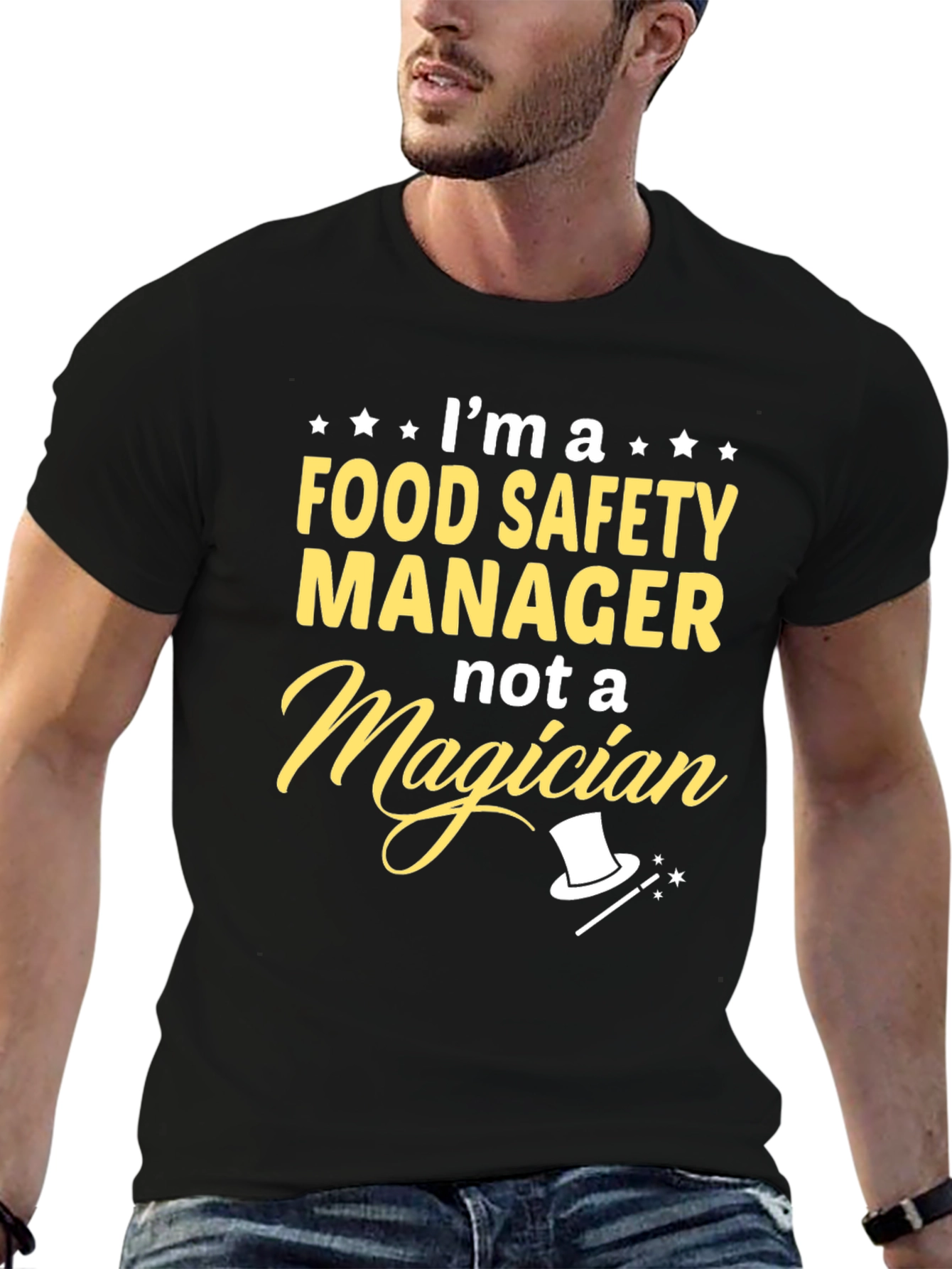 Food Safety Manager Novelty Graphic T-Shirt
