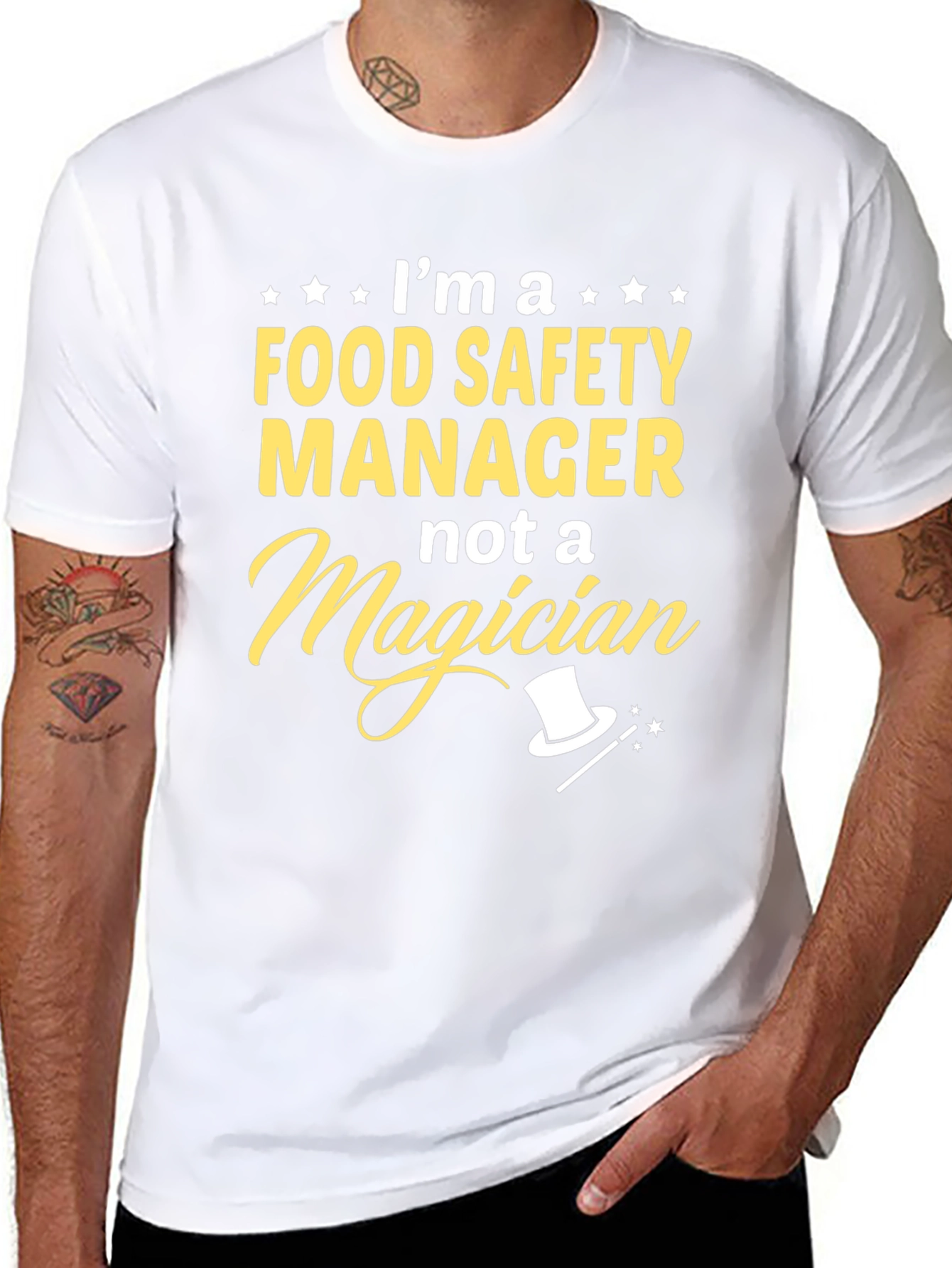 Food Safety Manager Novelty Graphic T-Shirt