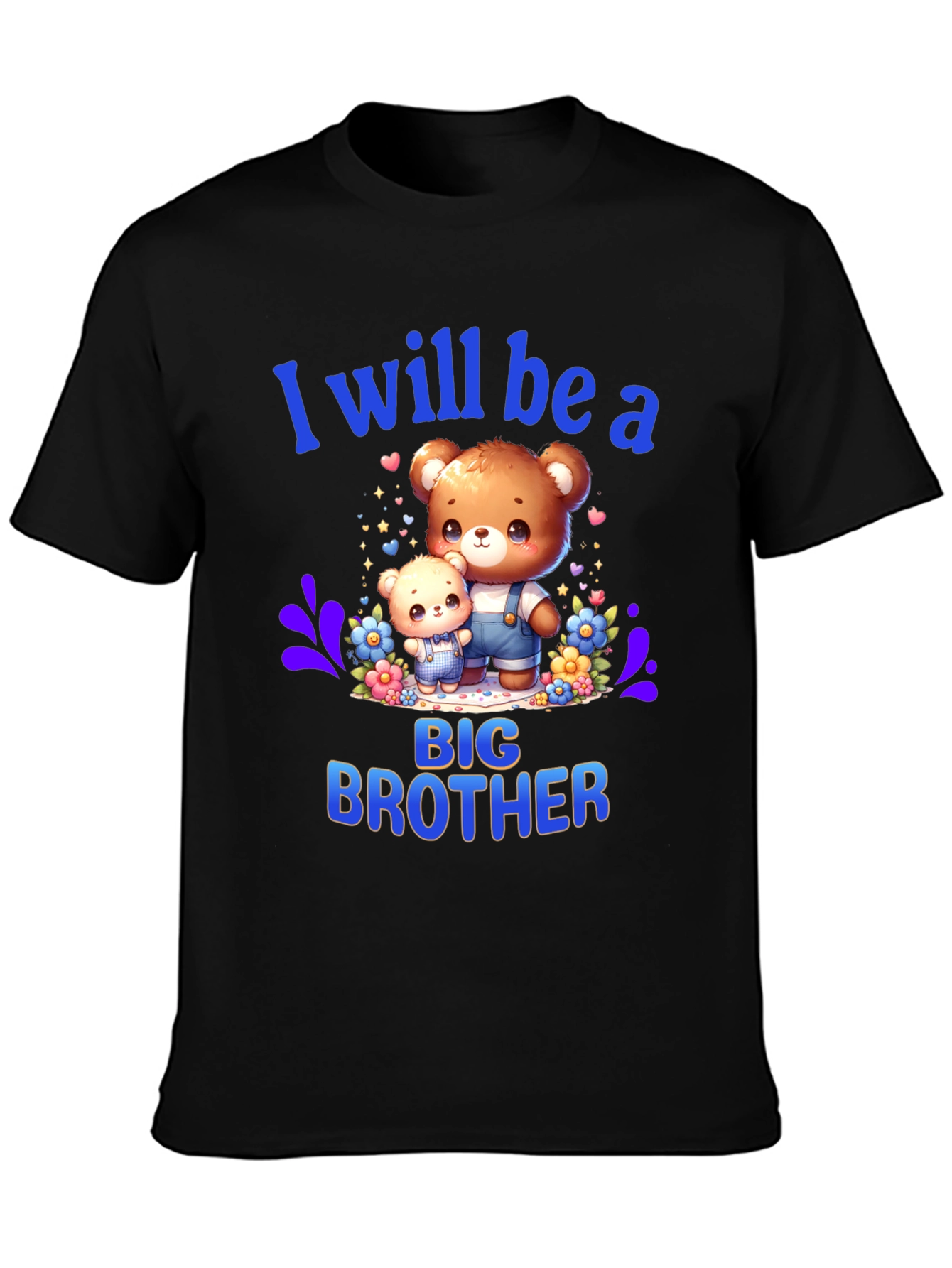 Big Brother T-Shirt - Cute Teddy Bear Design