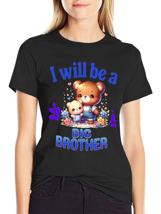 Big Brother T-Shirt - Cute Teddy Bear Design