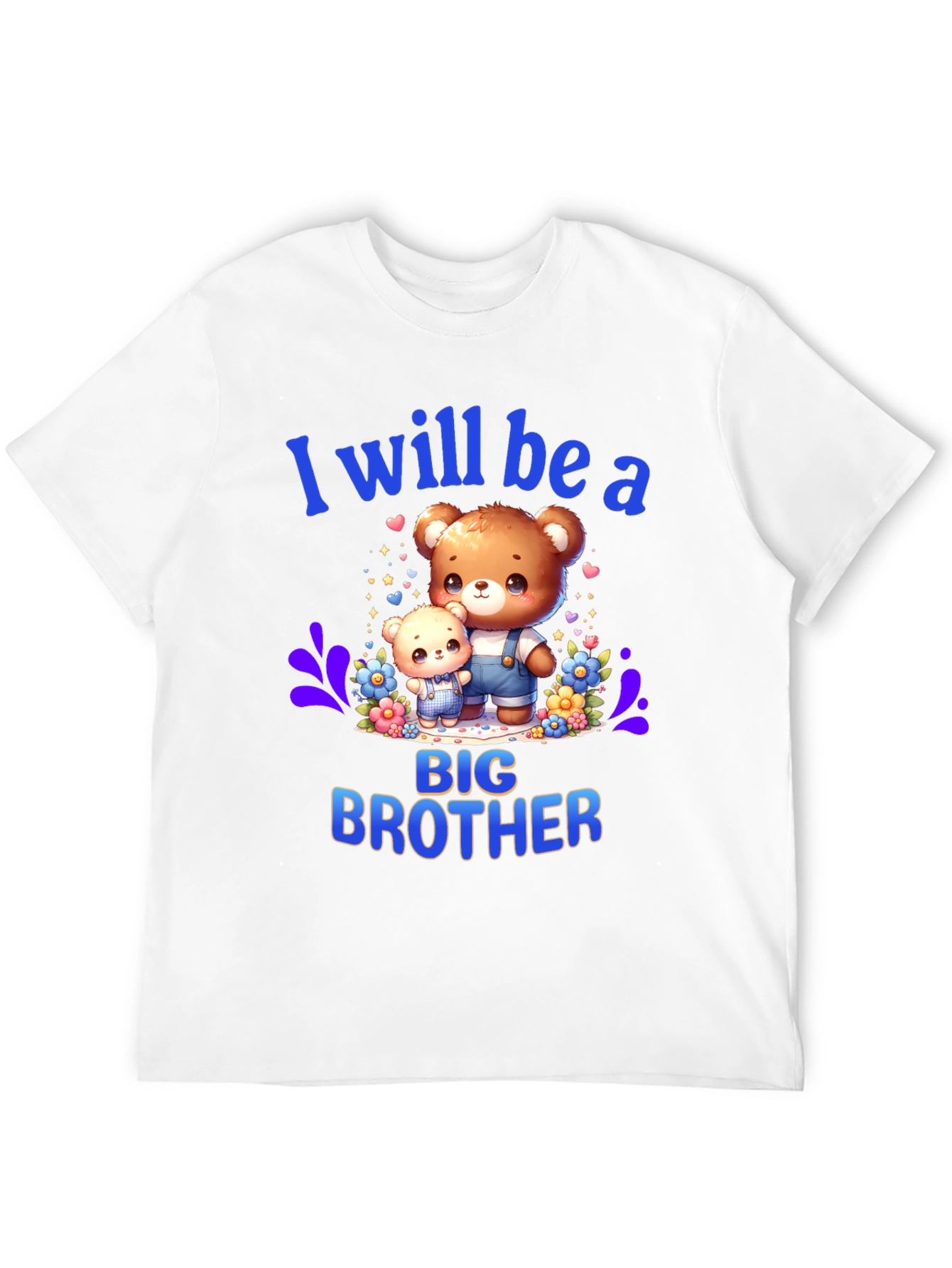 Big Brother T-Shirt - Cute Teddy Bear Design