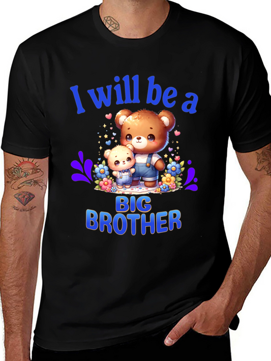 Big Brother T-Shirt - Cute Teddy Bear Design