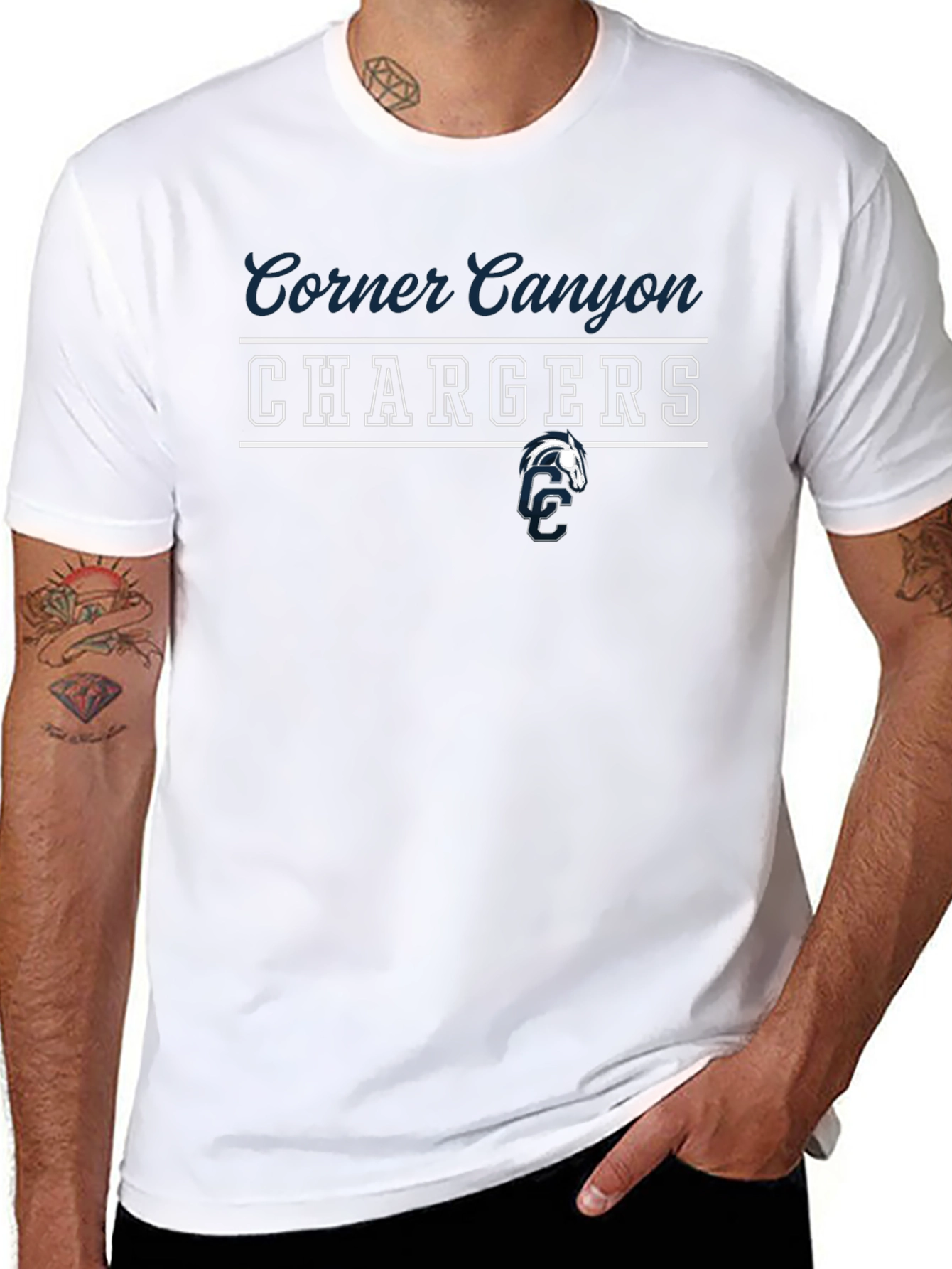 Corner Canyon Chargers Black T-Shirt